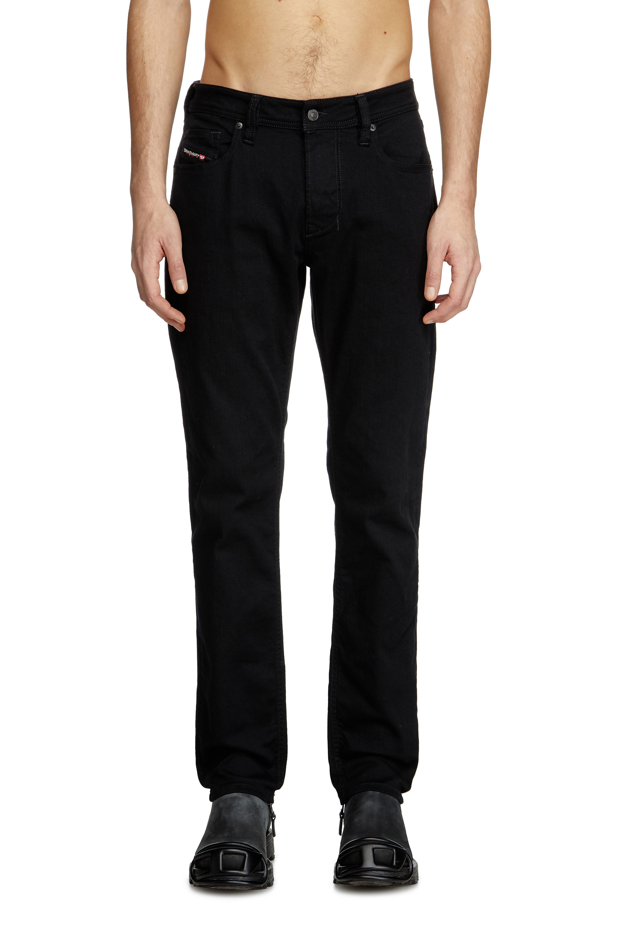 Diesel - Man's Regular Jeans 1986 Larkee-Beex 0688H, Black/Dark grey - 3