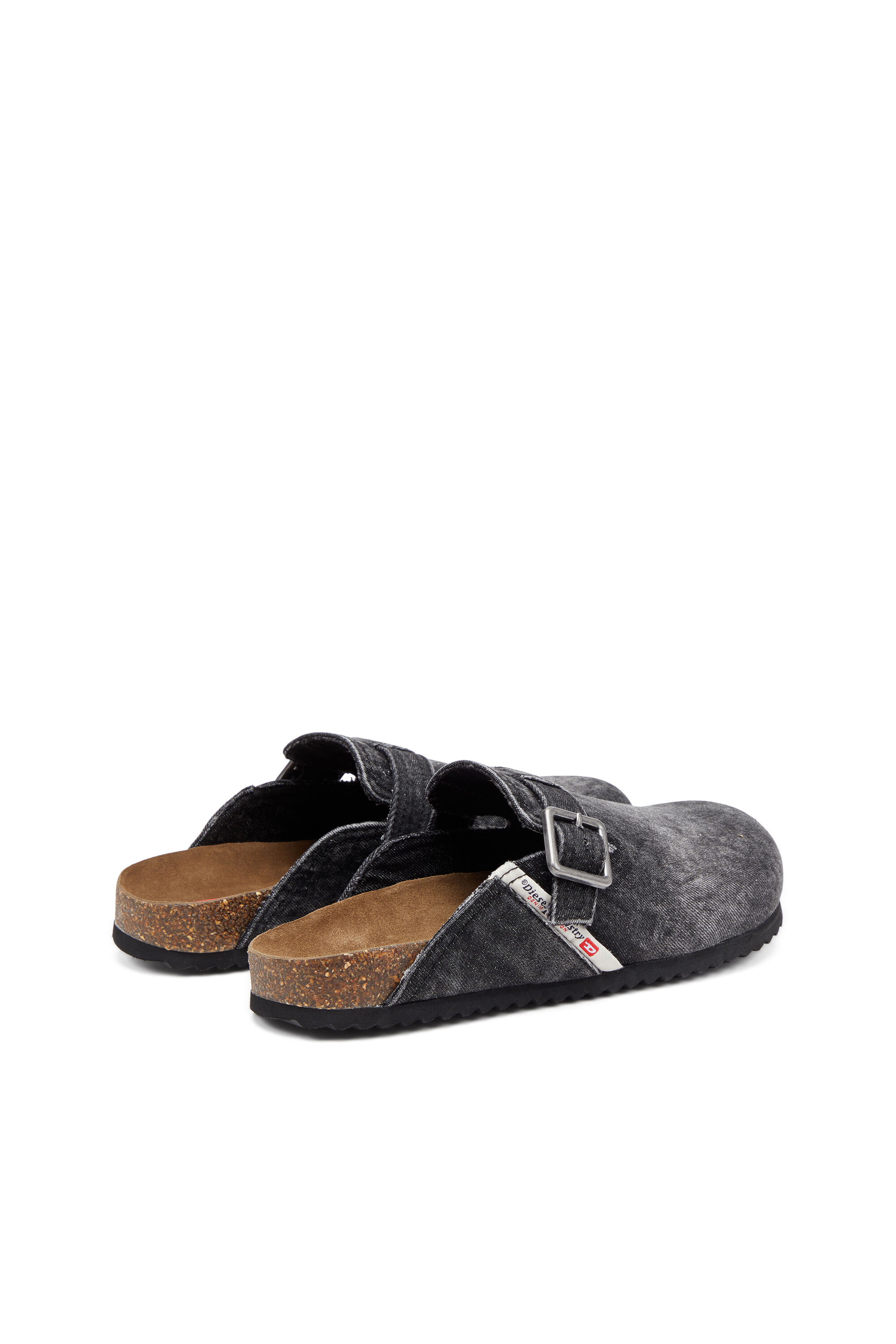 Men s D Woodstock X Mules in faded denim D WOODSTOCK X Diesel