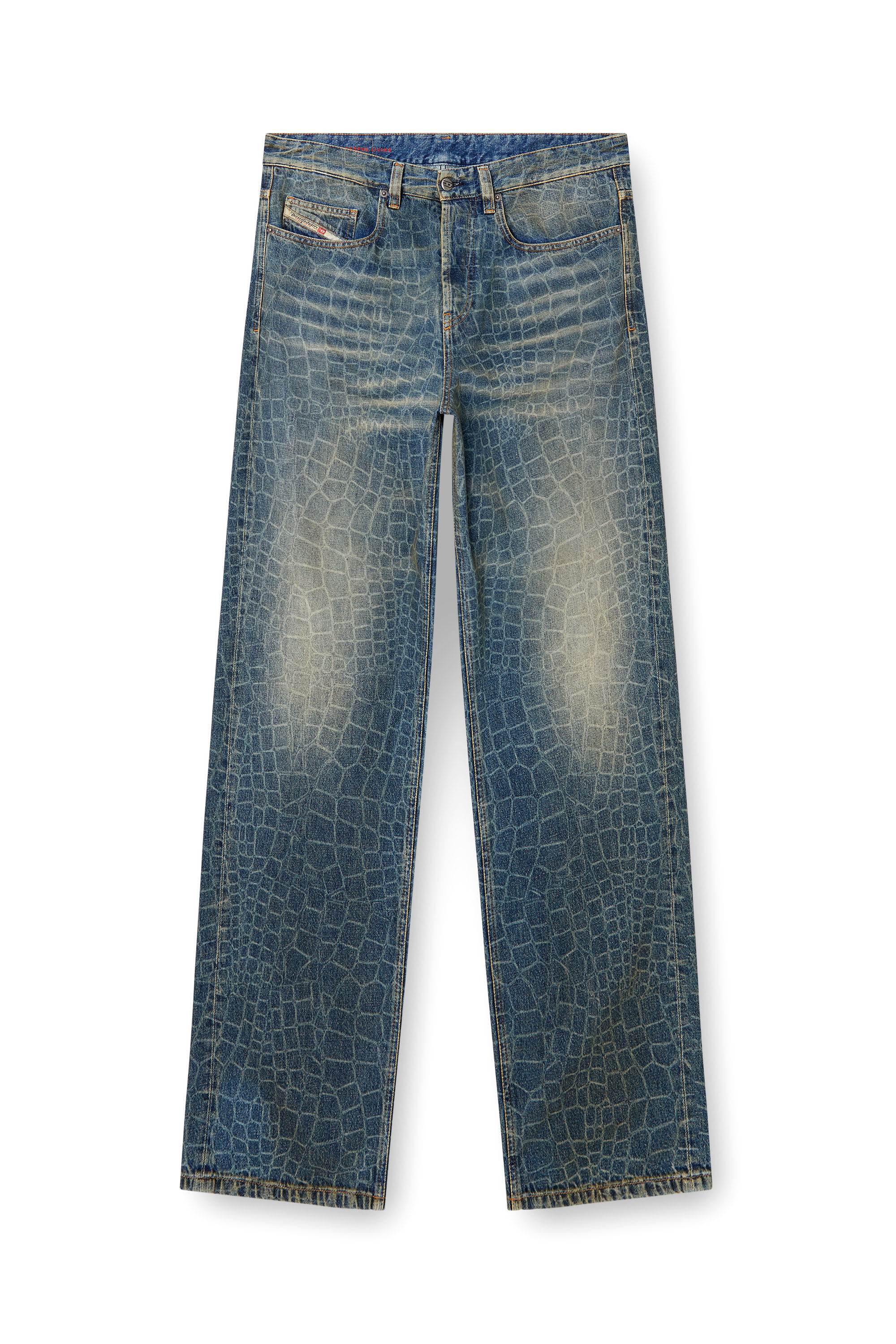 Diesel - Man's Relaxed Jeans 2001 D-Macro 007BU, Dark Blue - 2