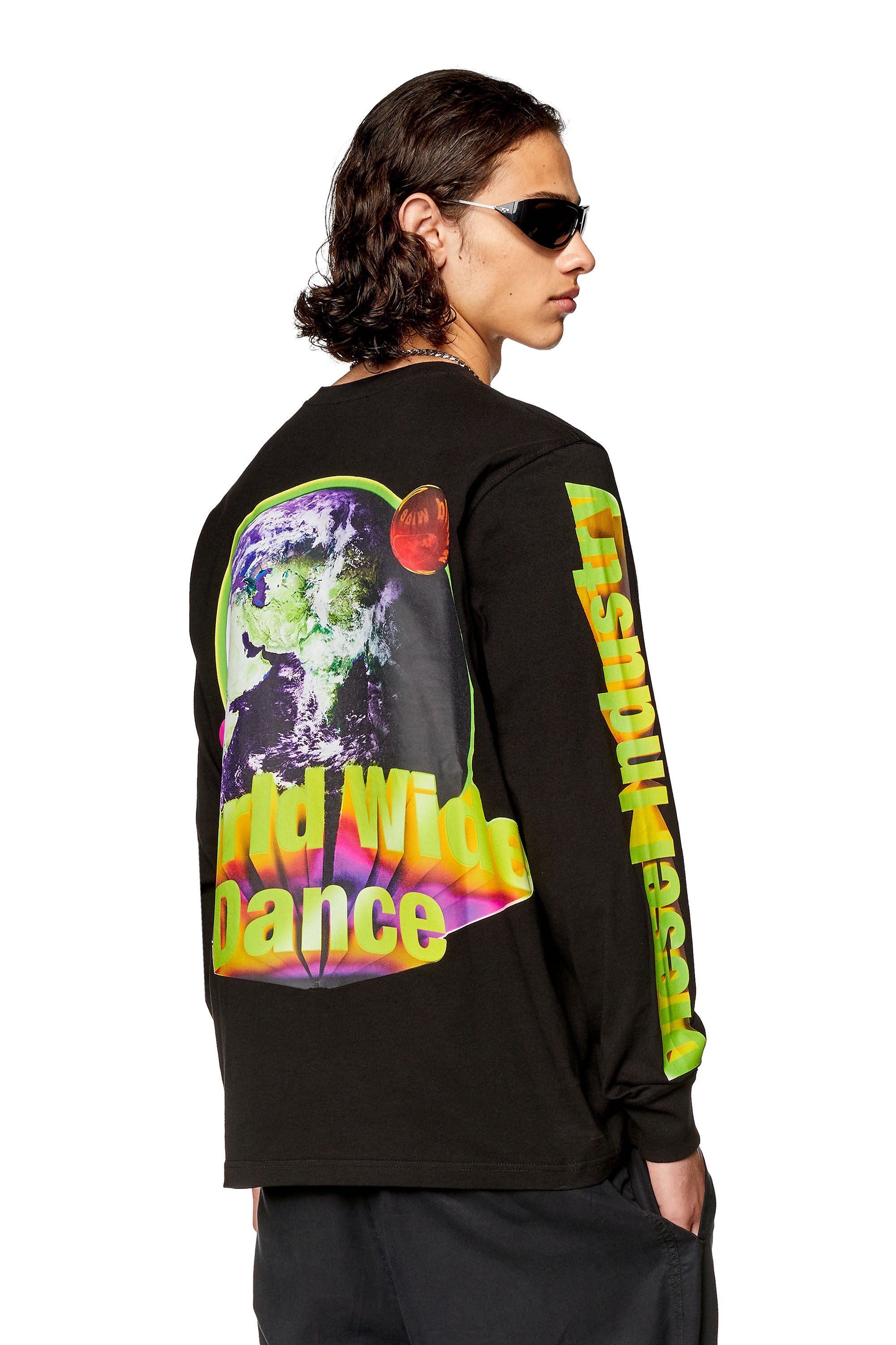 Diesel - T-JUST-LS-L1, Black - Image 3