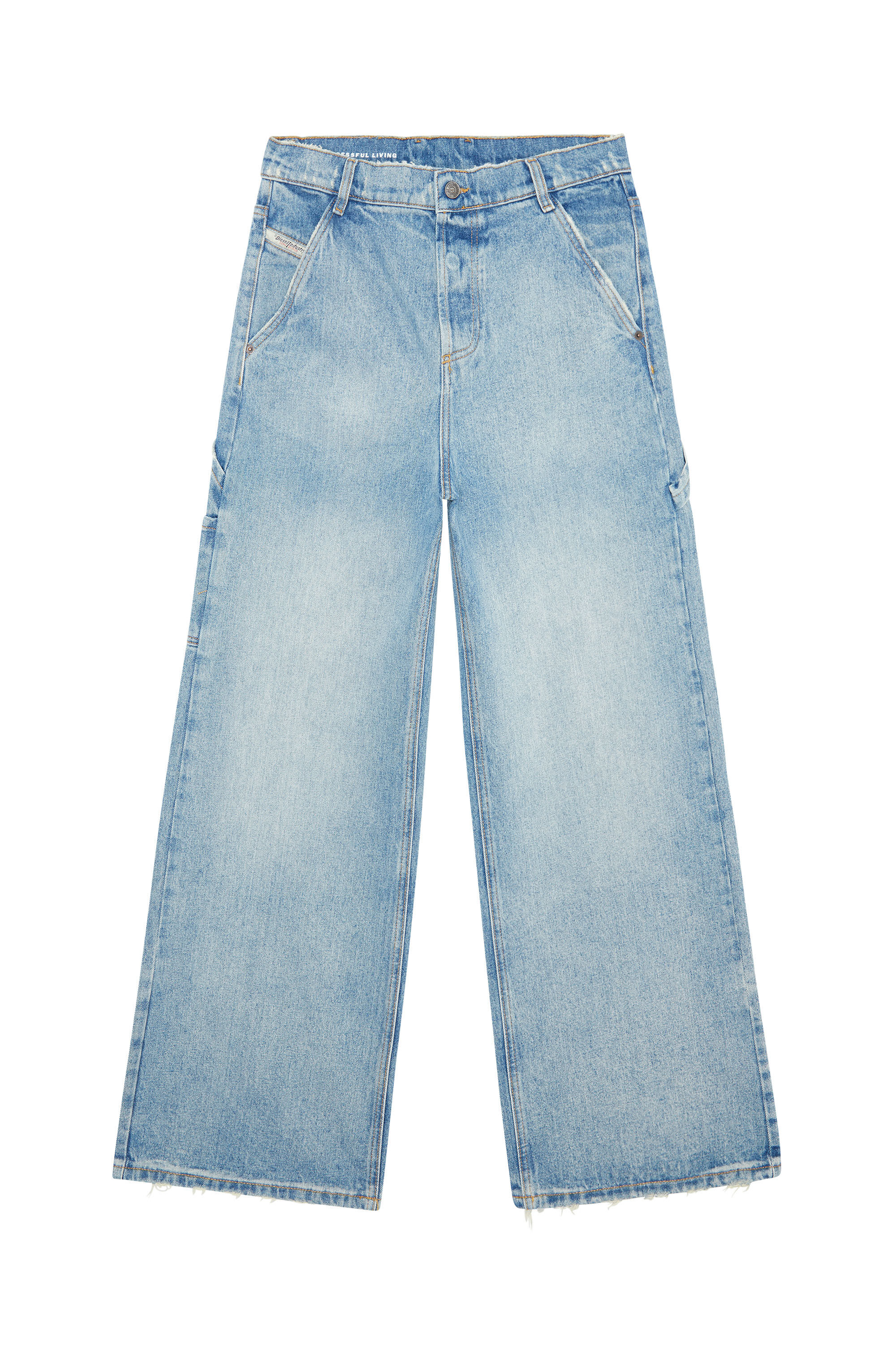 Diesel - Straight Jeans 1996 D-Sire 0EMAG, Light Blue - Image 2