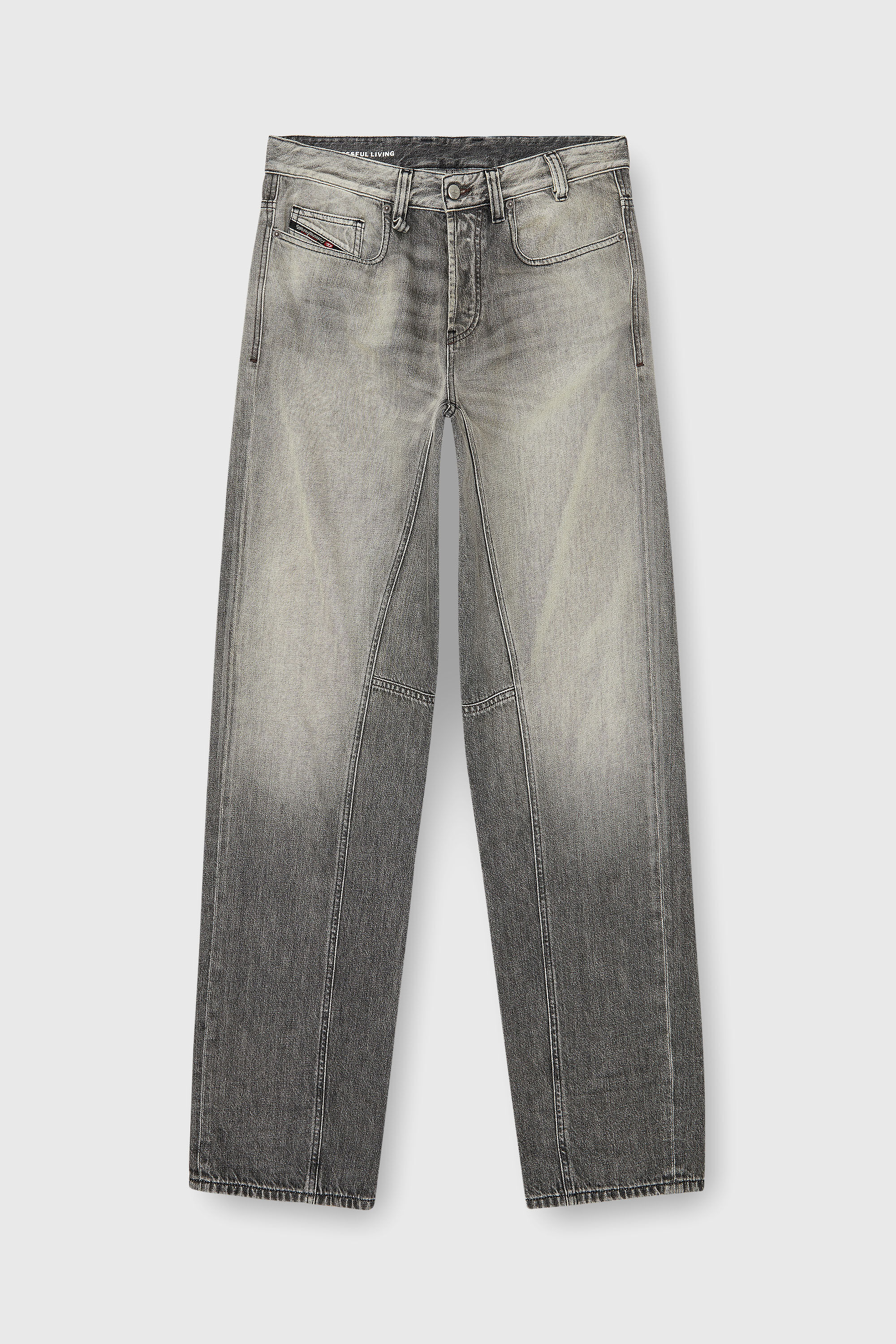 Diesel - Man's Relaxed Jeans 2001 D-Macro 09P56, Grey - 6