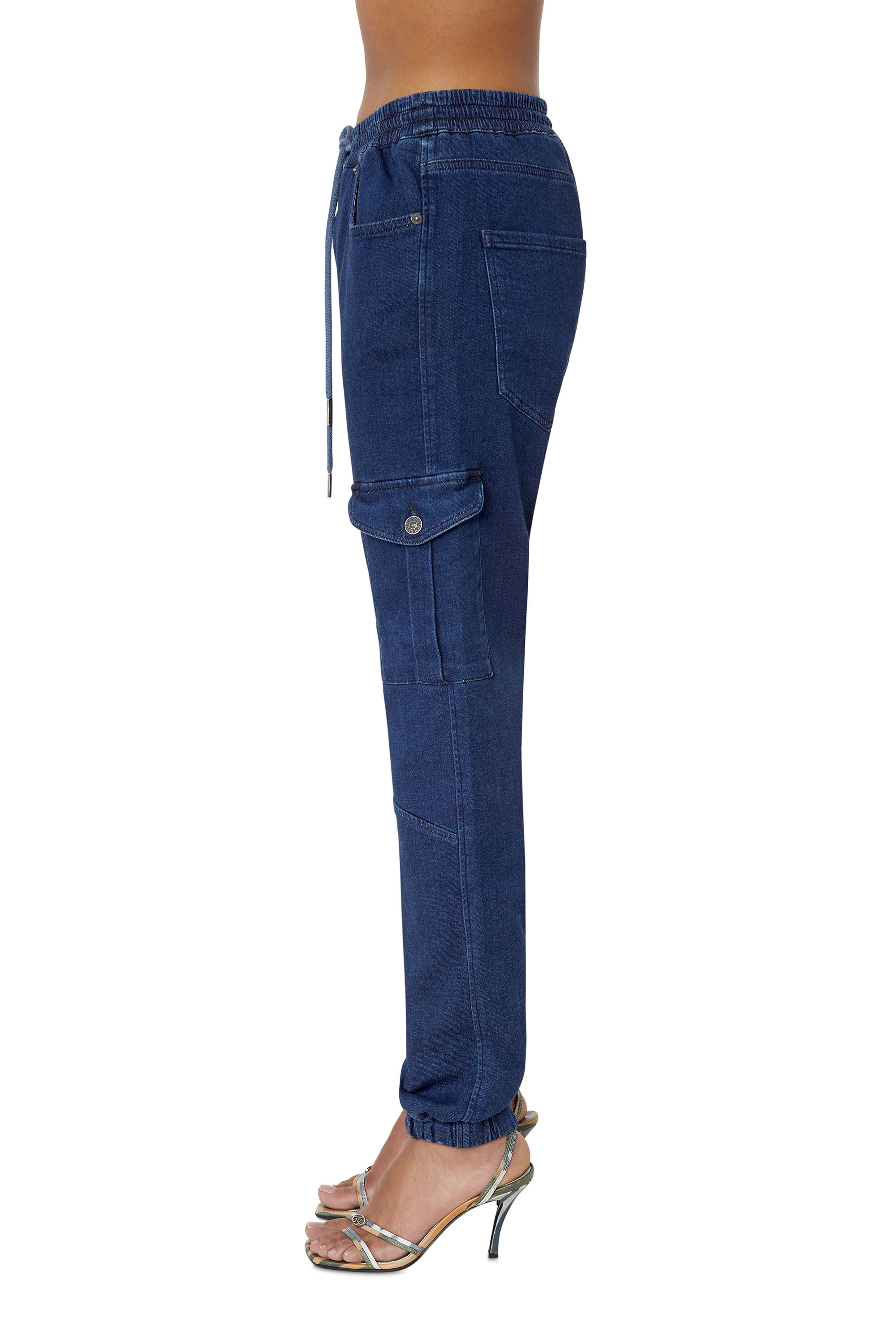 Diesel - Slim D-Ursy Track Denim 069ZQ, Dark Blue - Image 5