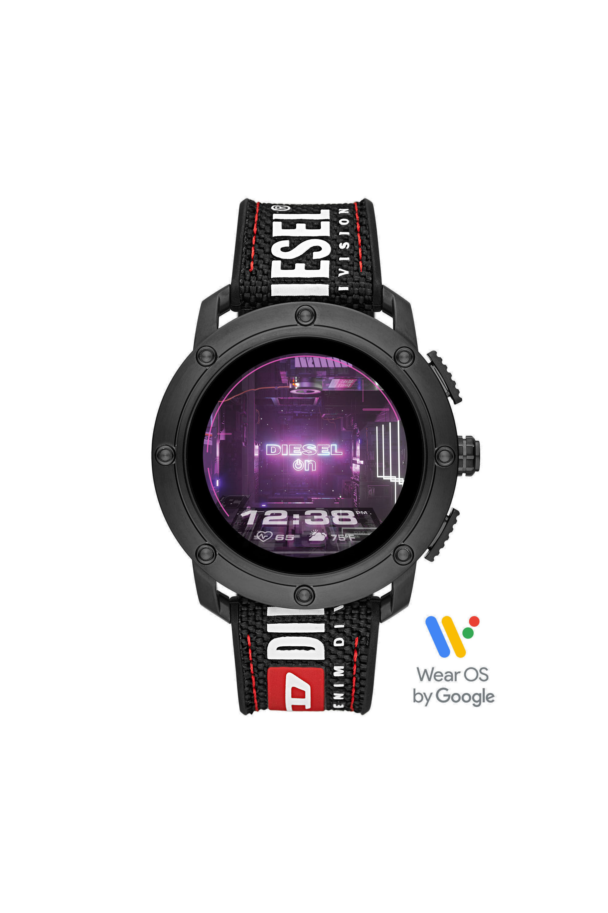 DT2022 Man Diesel On Axial Smartwatch Black Nylon Diesel