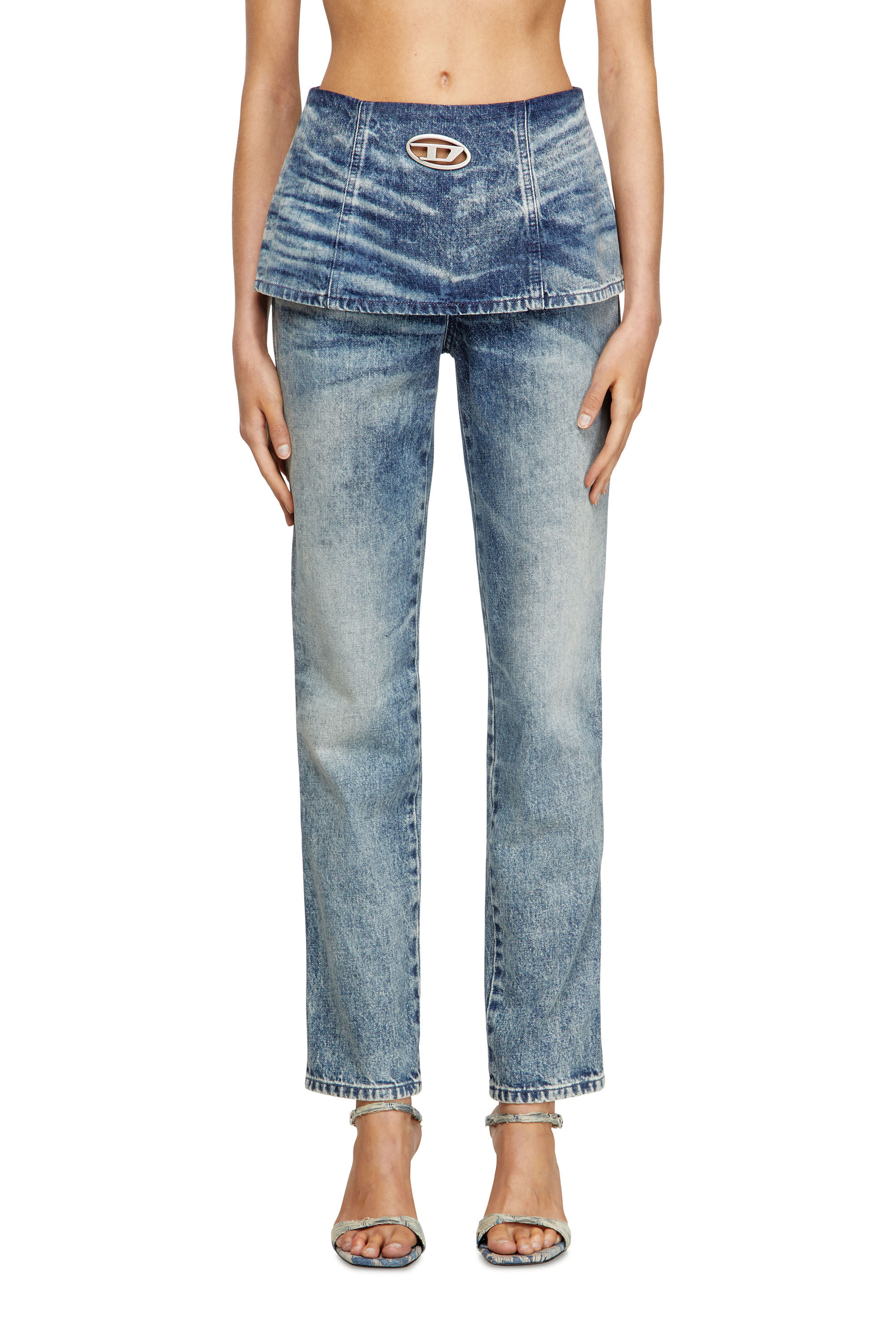Diesel - Woman's Slim Jeans D-Hourjian 007DA, Light Blue - 3