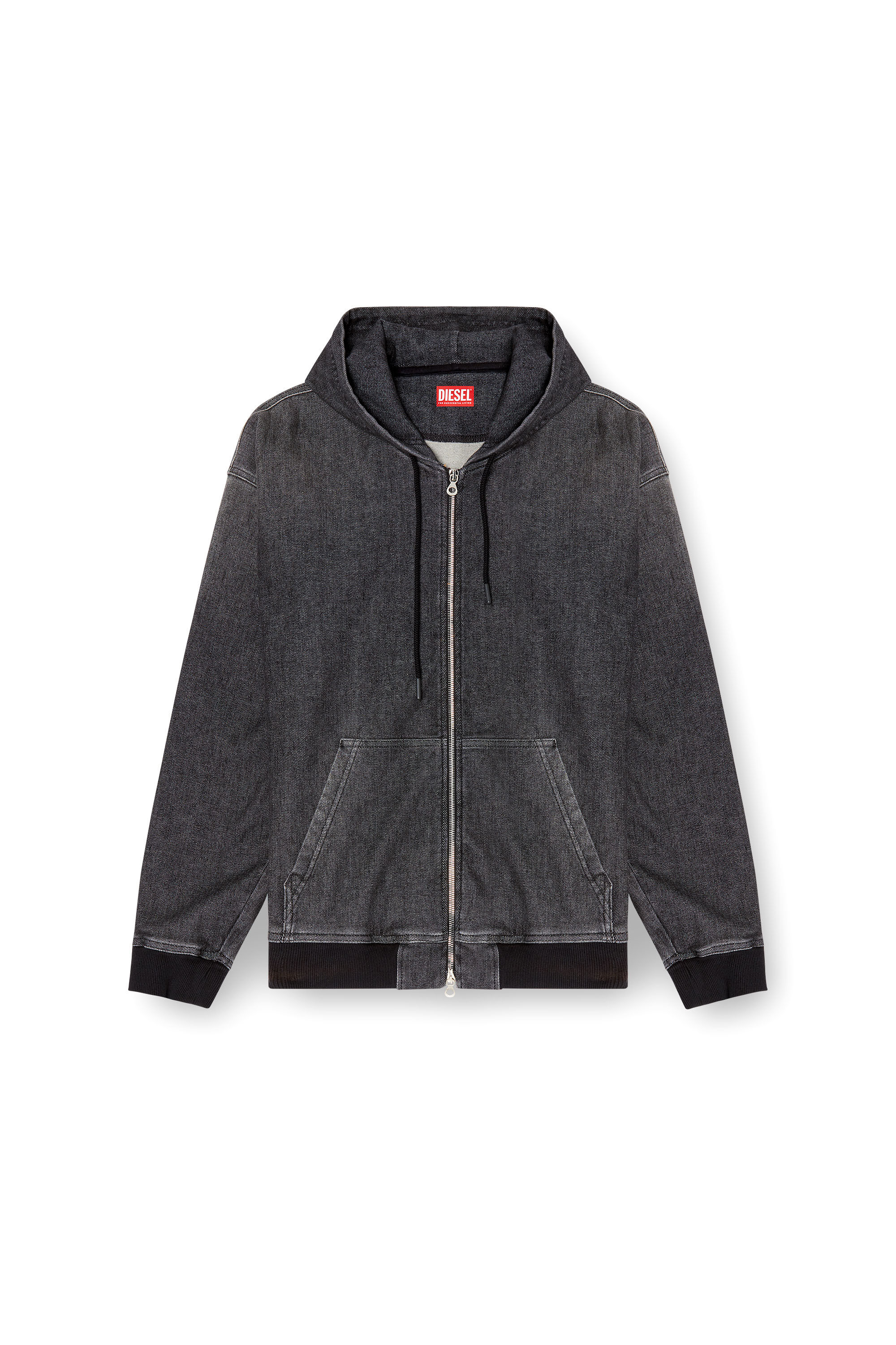 【Raucohouse】Shadow drifter zip-up denim jacket Raucohouse】Shadow drifter zip-up denim jacket