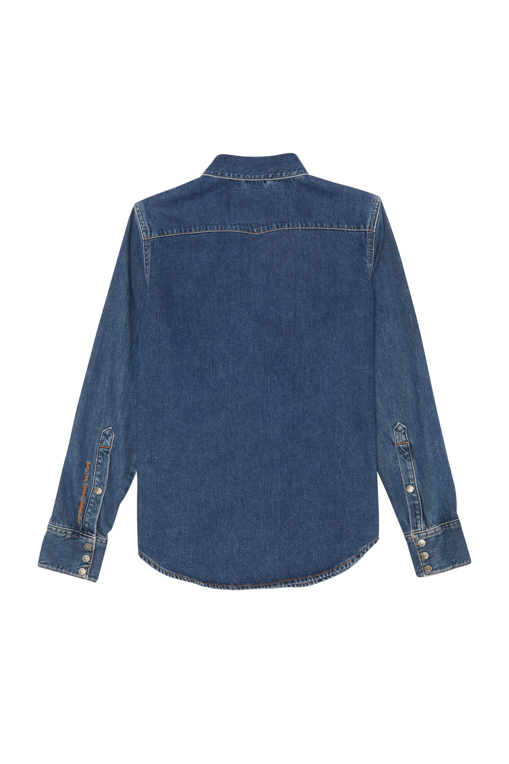 Diesel - DE-RINGY, Woman's Diesel Woman - Denim Shirts Medium blue in Medium blue - 2