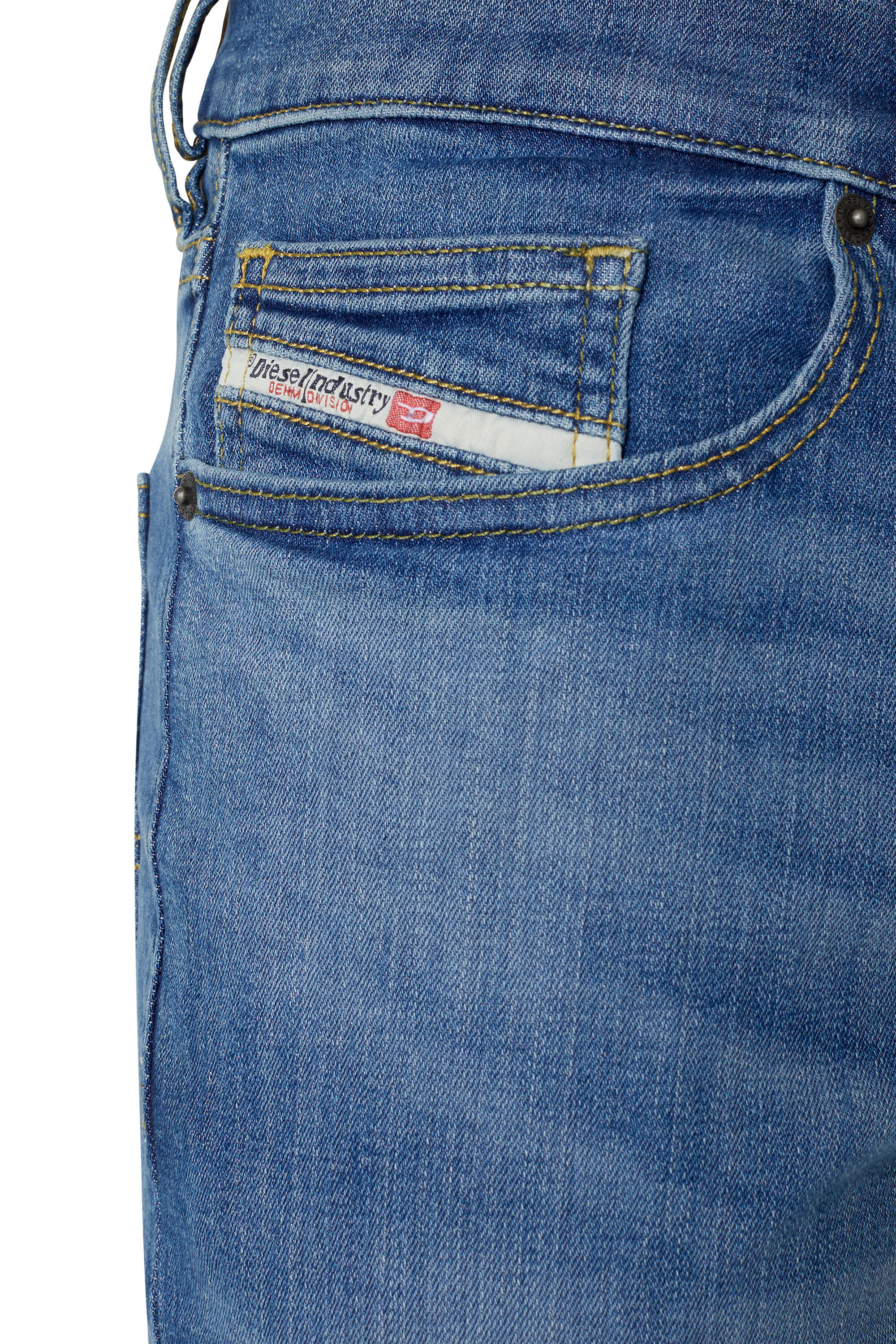 Diesel - D-Luster 0ELAV Slim Jeans, Medium blue - Image 6