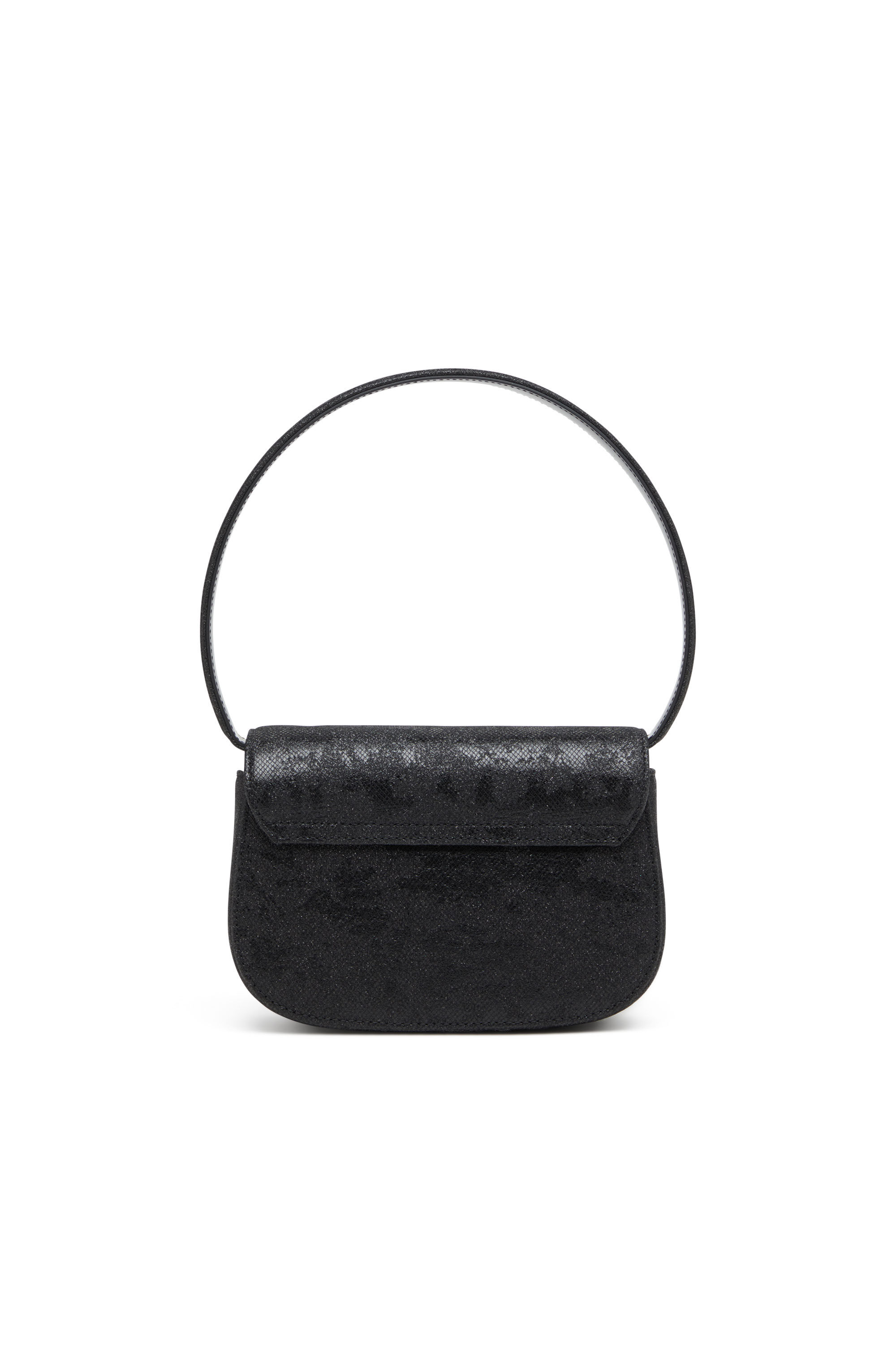 Diesel - 1DR, Woman's 1DR-Iconic 1DR bag in glitter-camo Lurex in Black - 3