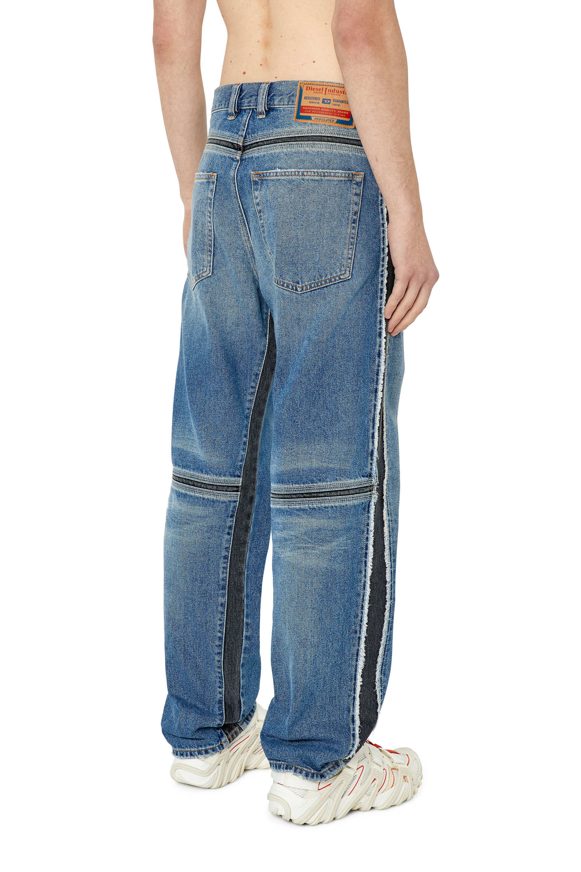 Diesel - Man's Straight Jeans D-Mand 09F20, Medium blue - 4