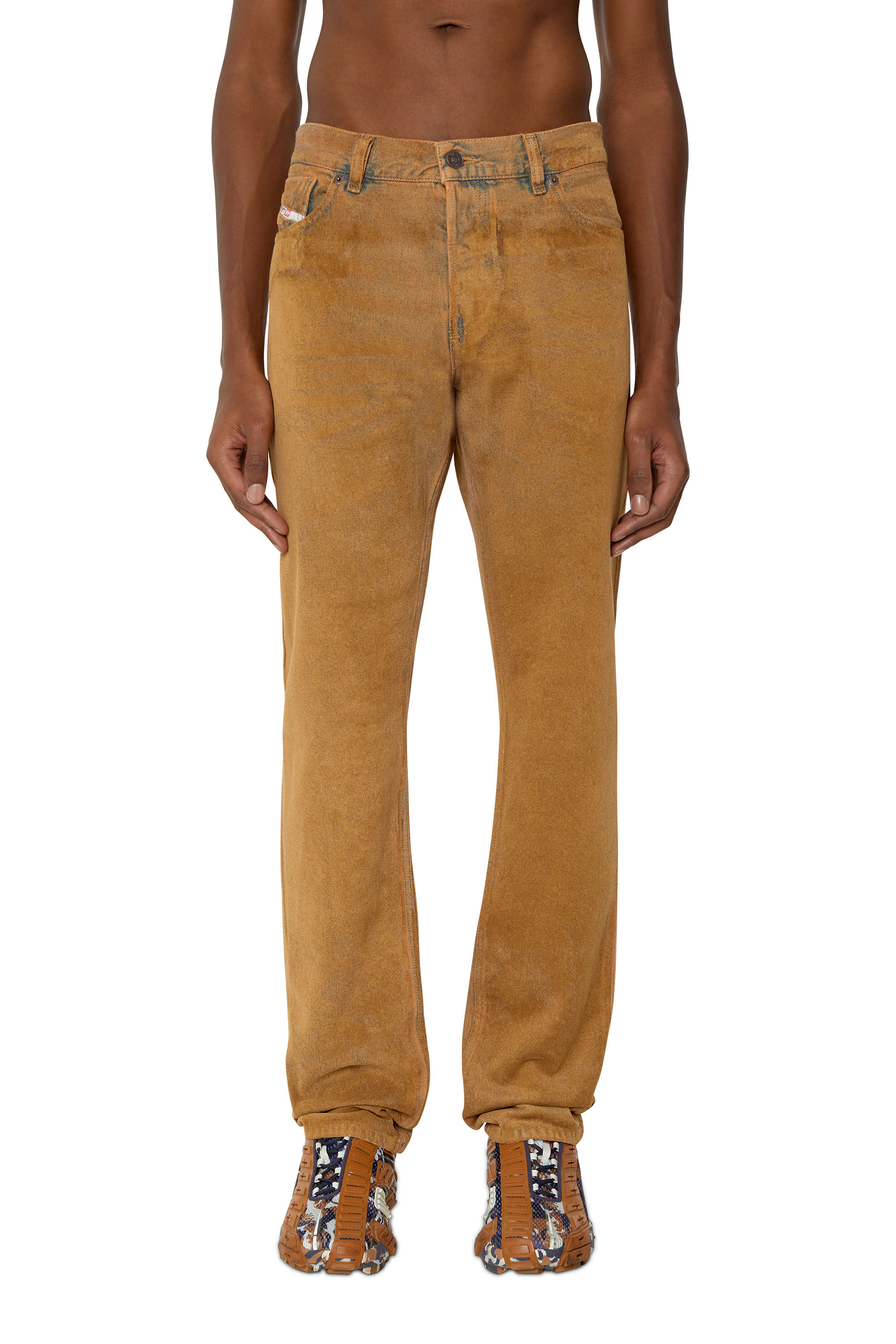 Diesel - 1995 D-SARK 09E33 Straight Jeans, Brown - Image 3