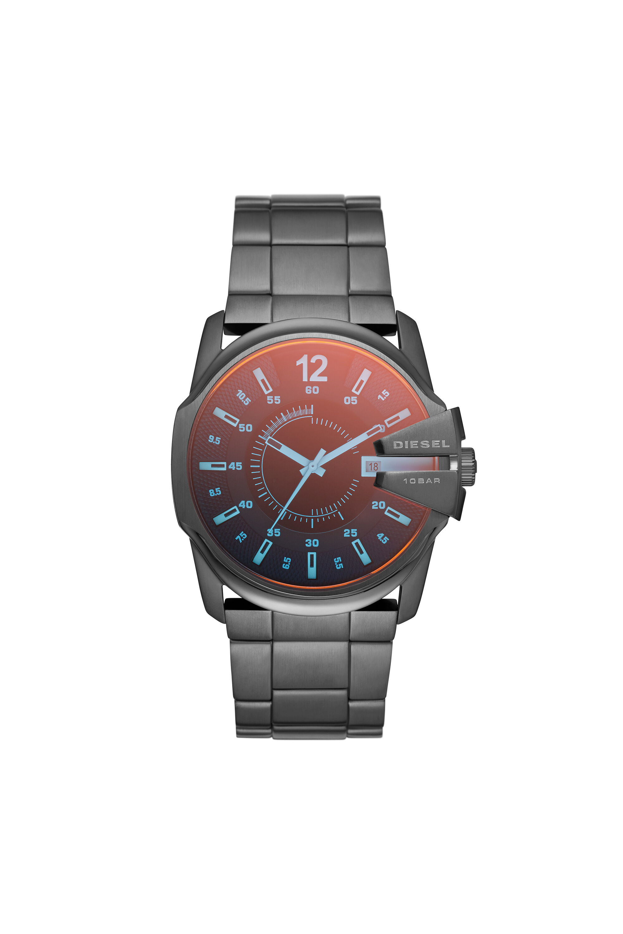 【未使用品】 Man: DZ1965 Master watch gunmetal-tone chronograph Chief 時計