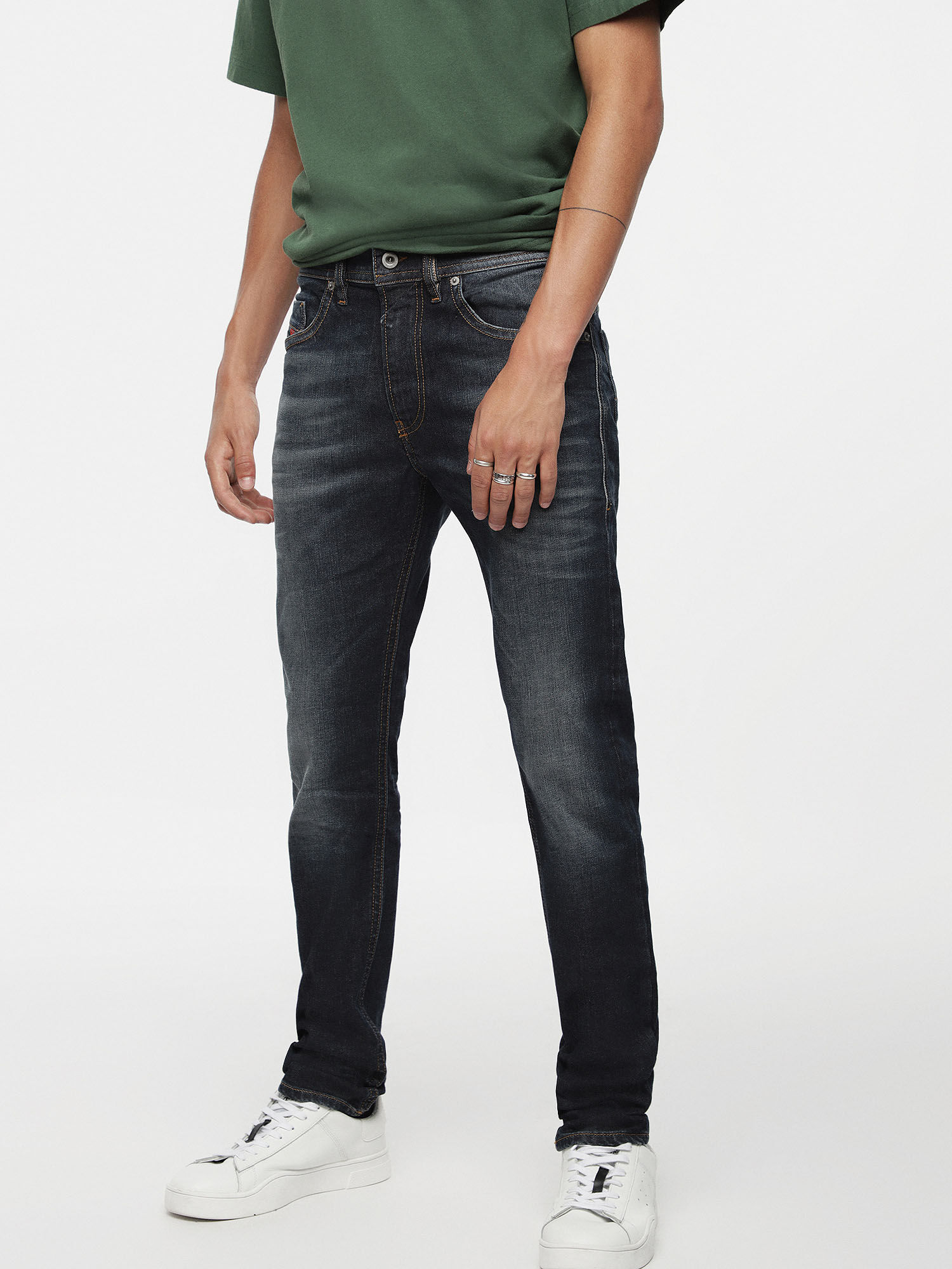 THOMMER 084ZU Men: Slim Dark blue Jeans | Diesel