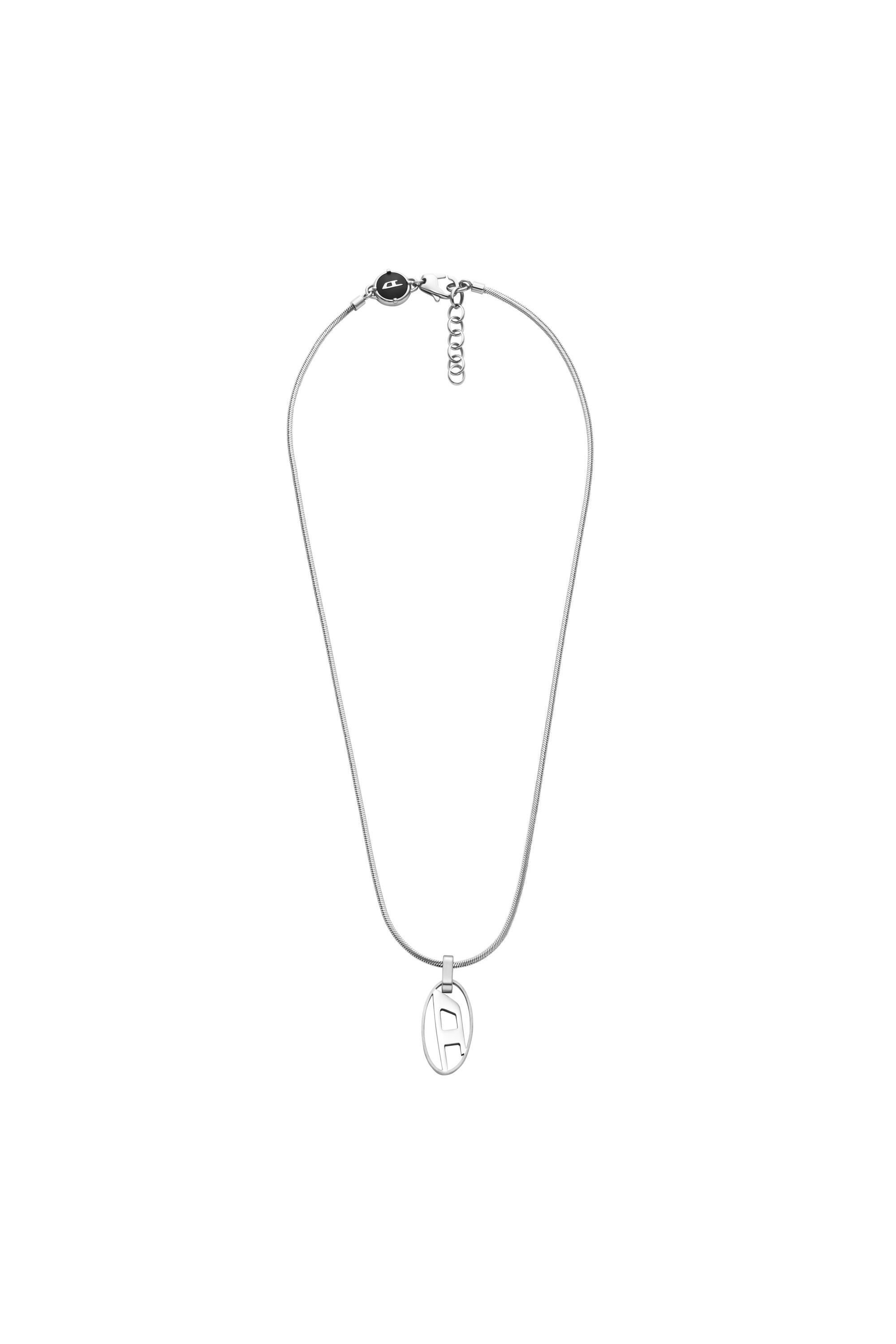 DX1342: Stainless steel pendant necklace | Diesel