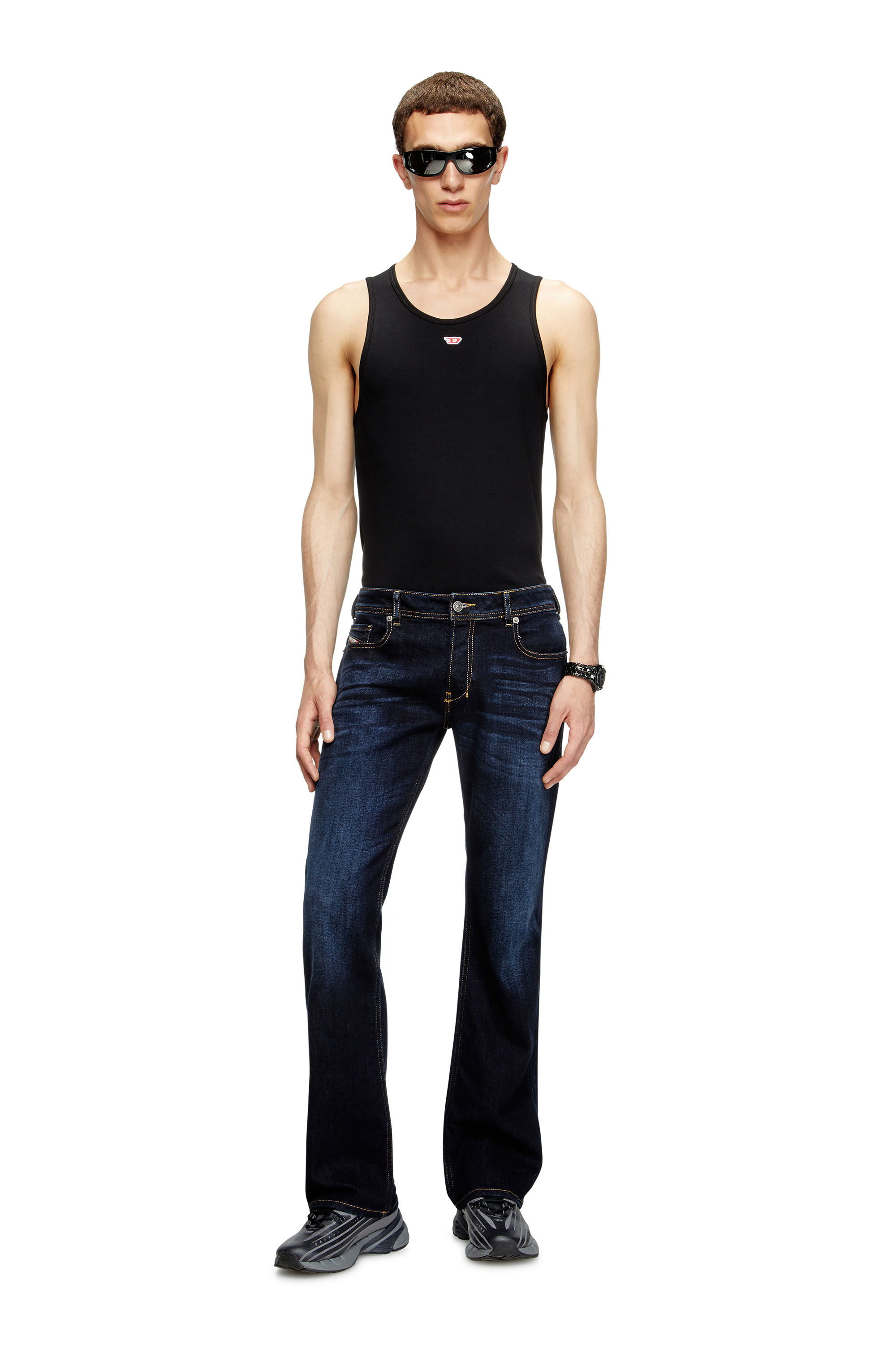 Men's Bootcut Jeans | Dark Blue | Diesel 2007 Zatiny