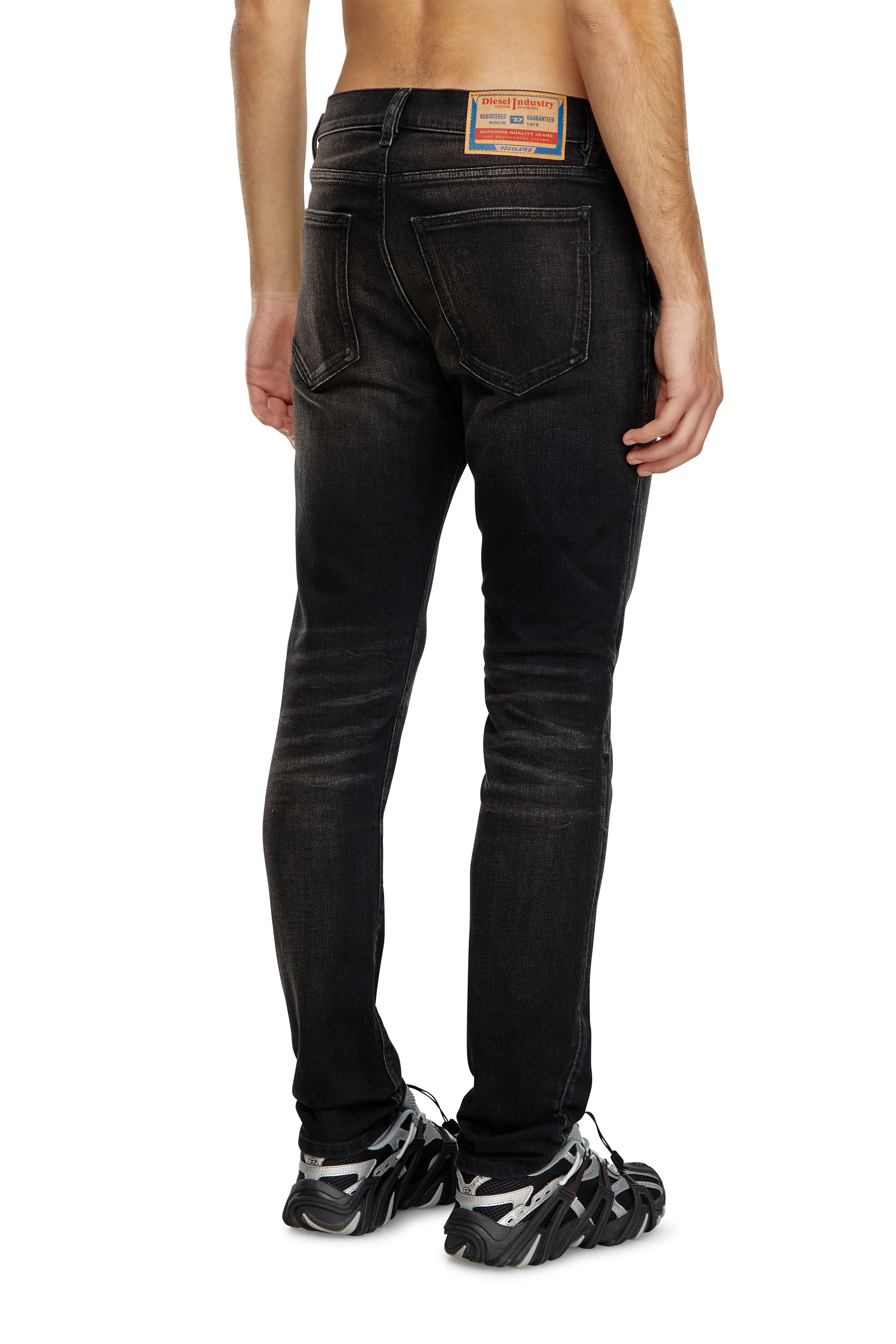 Men's Slim Jeans | Black/Dark grey | Diesel 2019 D-Strukt