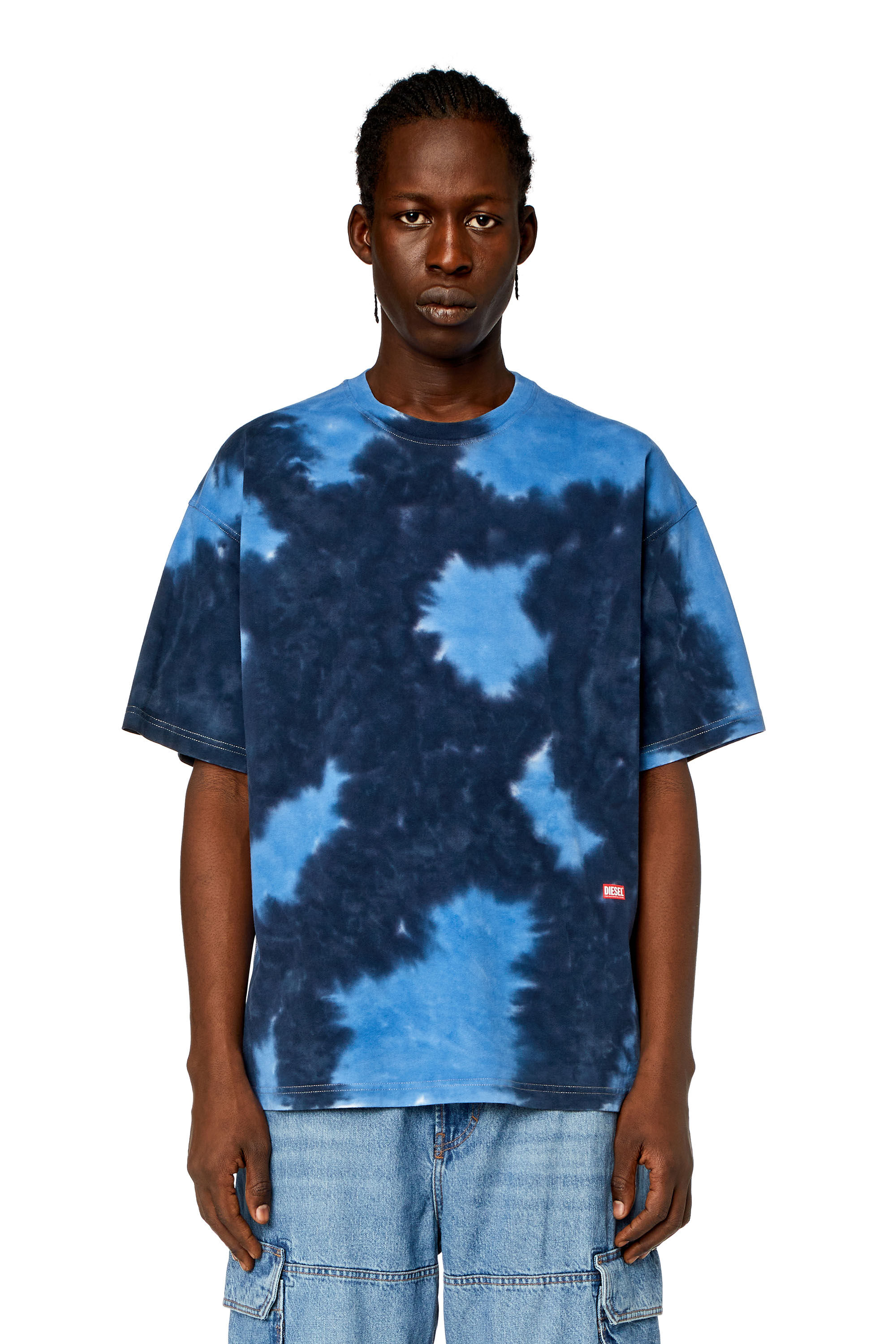 DIESEL タイダイ Tシャツ T-BOXT-N15 半袖 Diesel T-Boxt-N15 タイダイ Tシャツ | グレー | FARFETCH JP