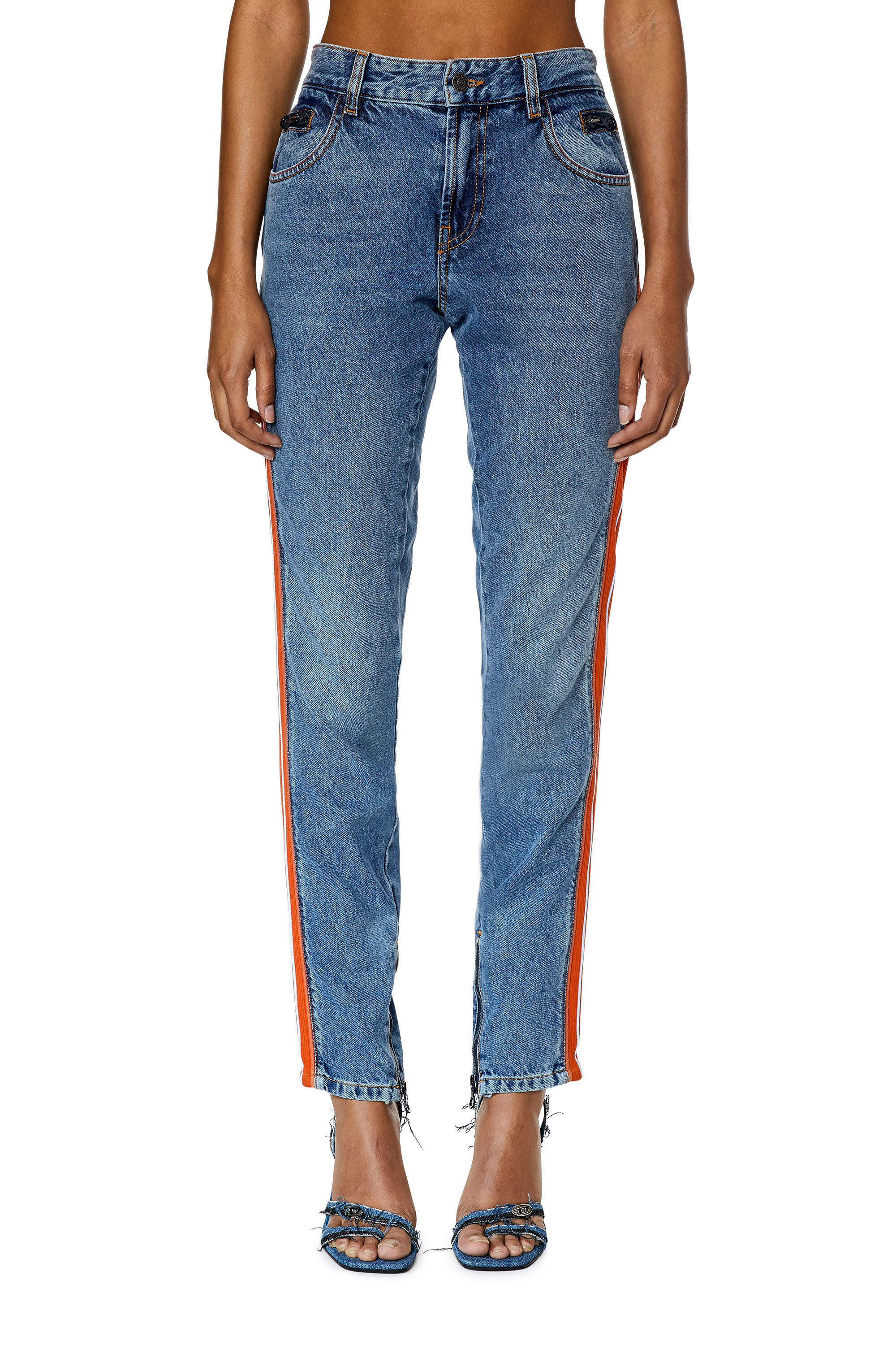 Diesel - Skinny Jeans D-Vision 0EMAT, Medium blue - Image 3