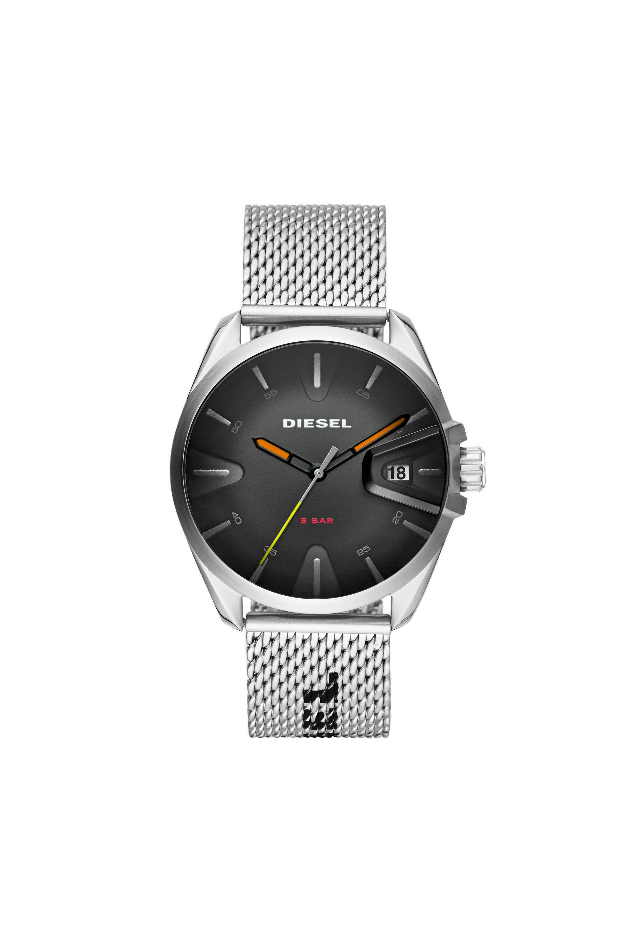 DZ1897 Man MS9 three hand stainless steel watch Diesel