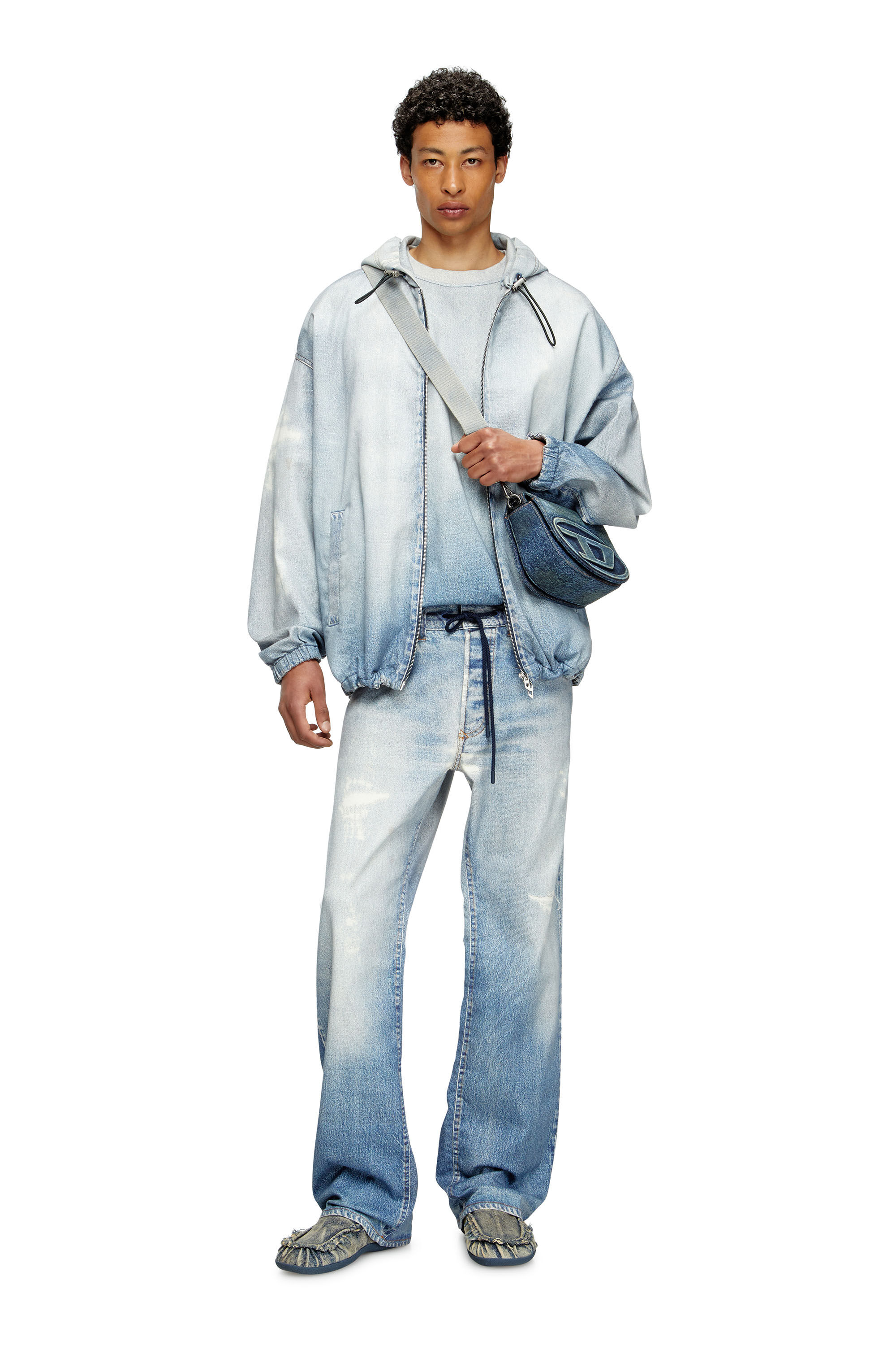 Diesel - Man's Relaxed 2080 D-Reel Joggjeans® 068RX, Light Blue - 1