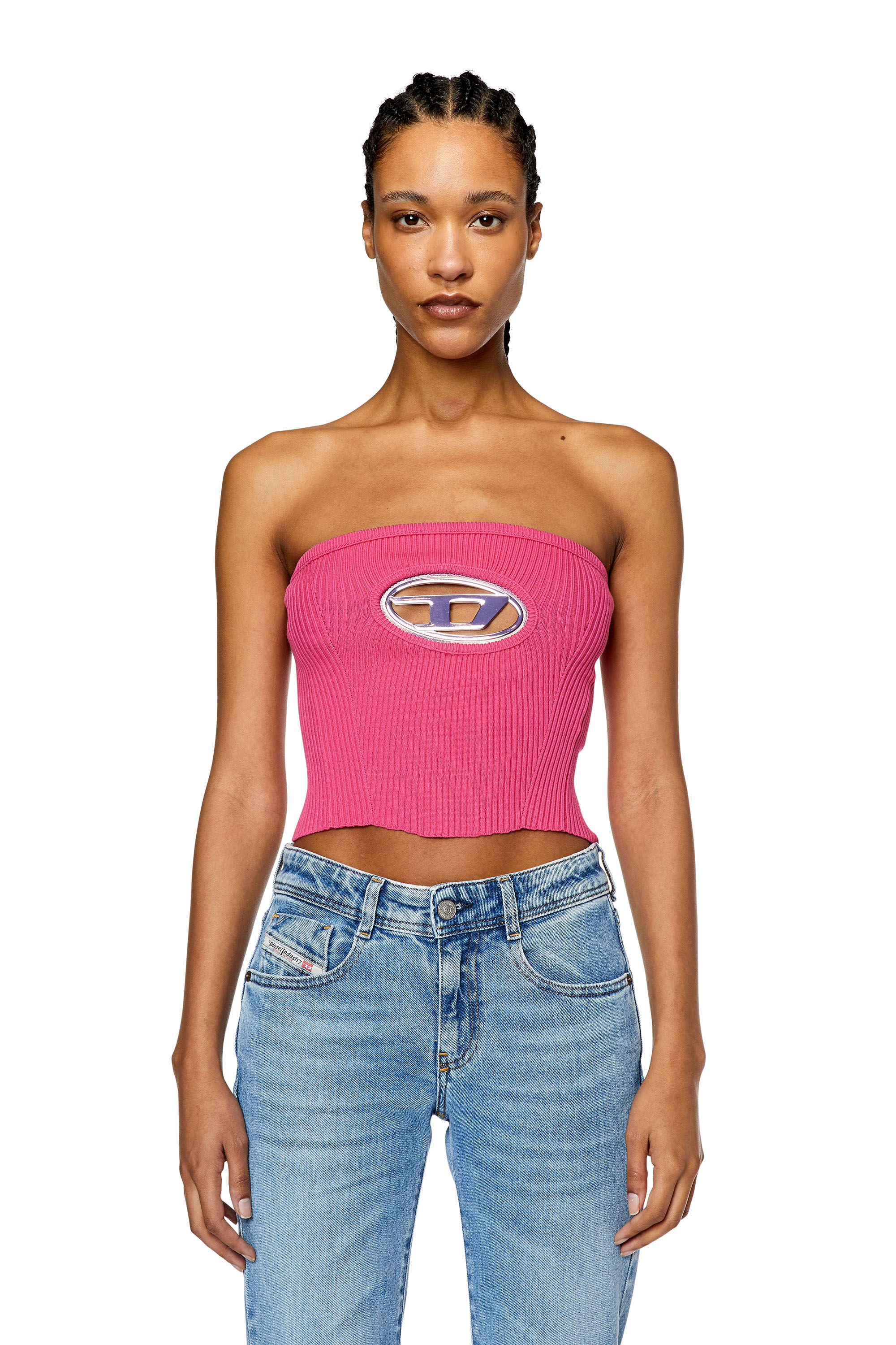 Women's Bandeau top with oval D plaque | M-CLARKSVILLE-B Diesel