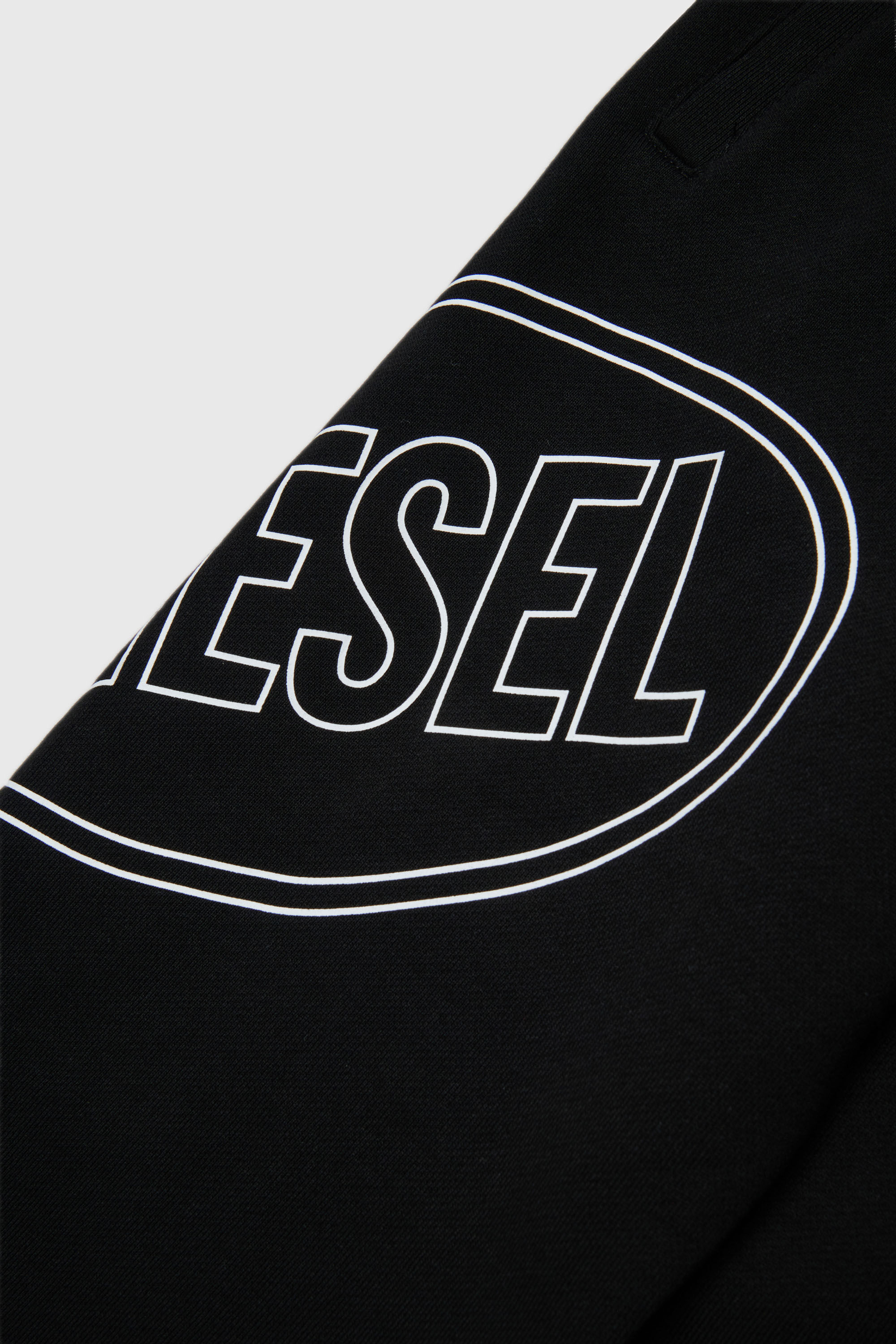 Diesel - PCIRCLE, Man's Sweatpants with side print in Black - 4