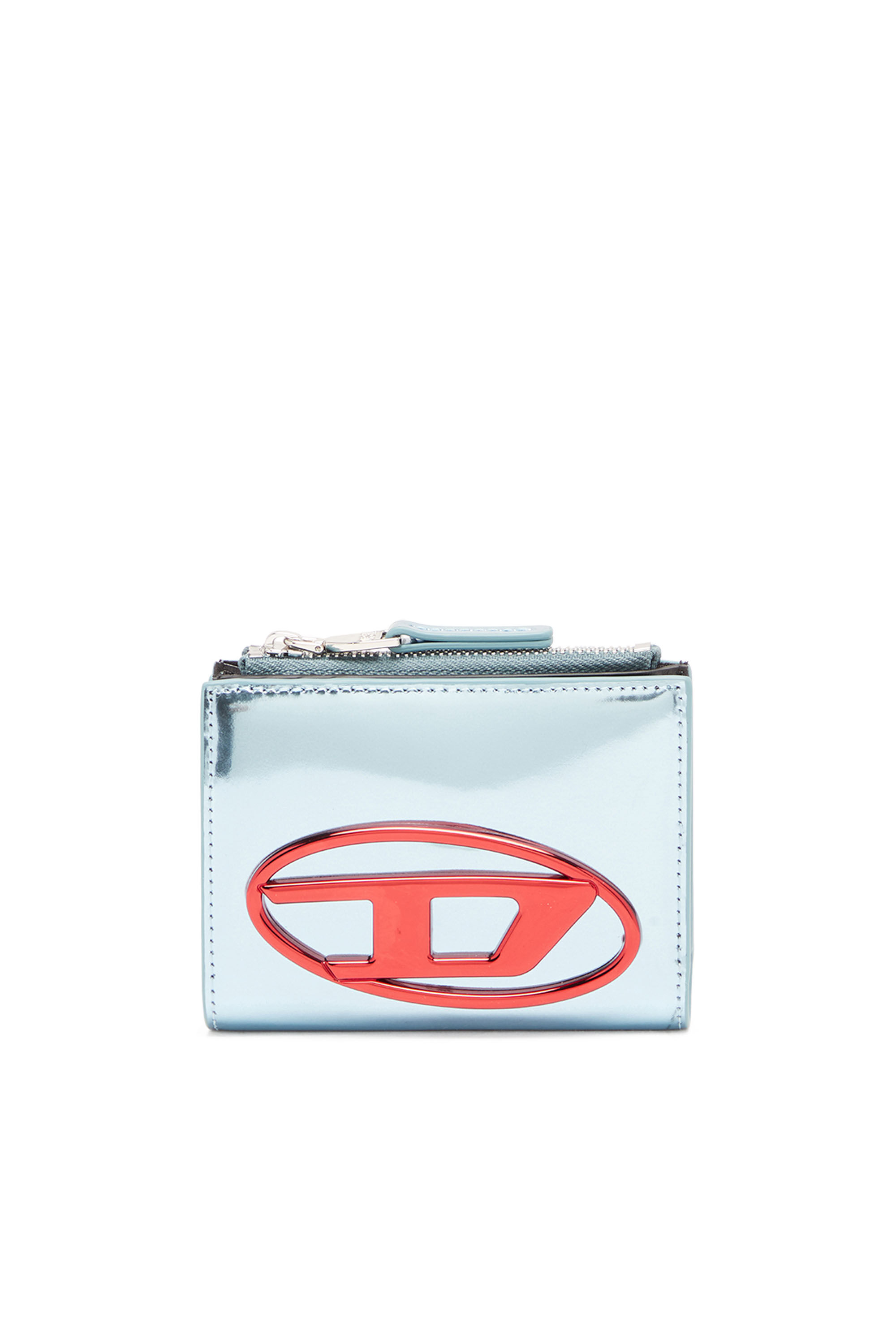 Women's Small wallet in mirror leather | 1DR BI-FOLD ZIP II Diesel