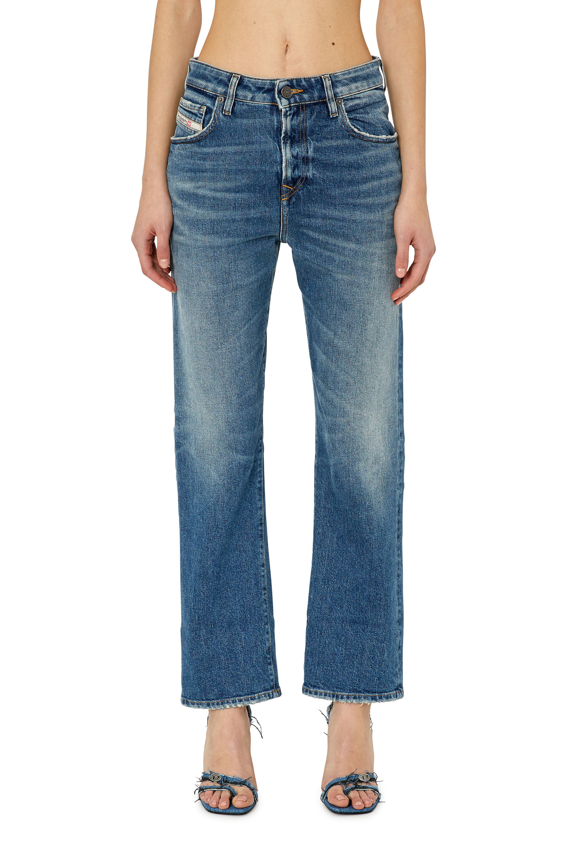 Diesel - 1999 D-Reggy 007L1 Straight Jeans, Medium blue - Image 3
