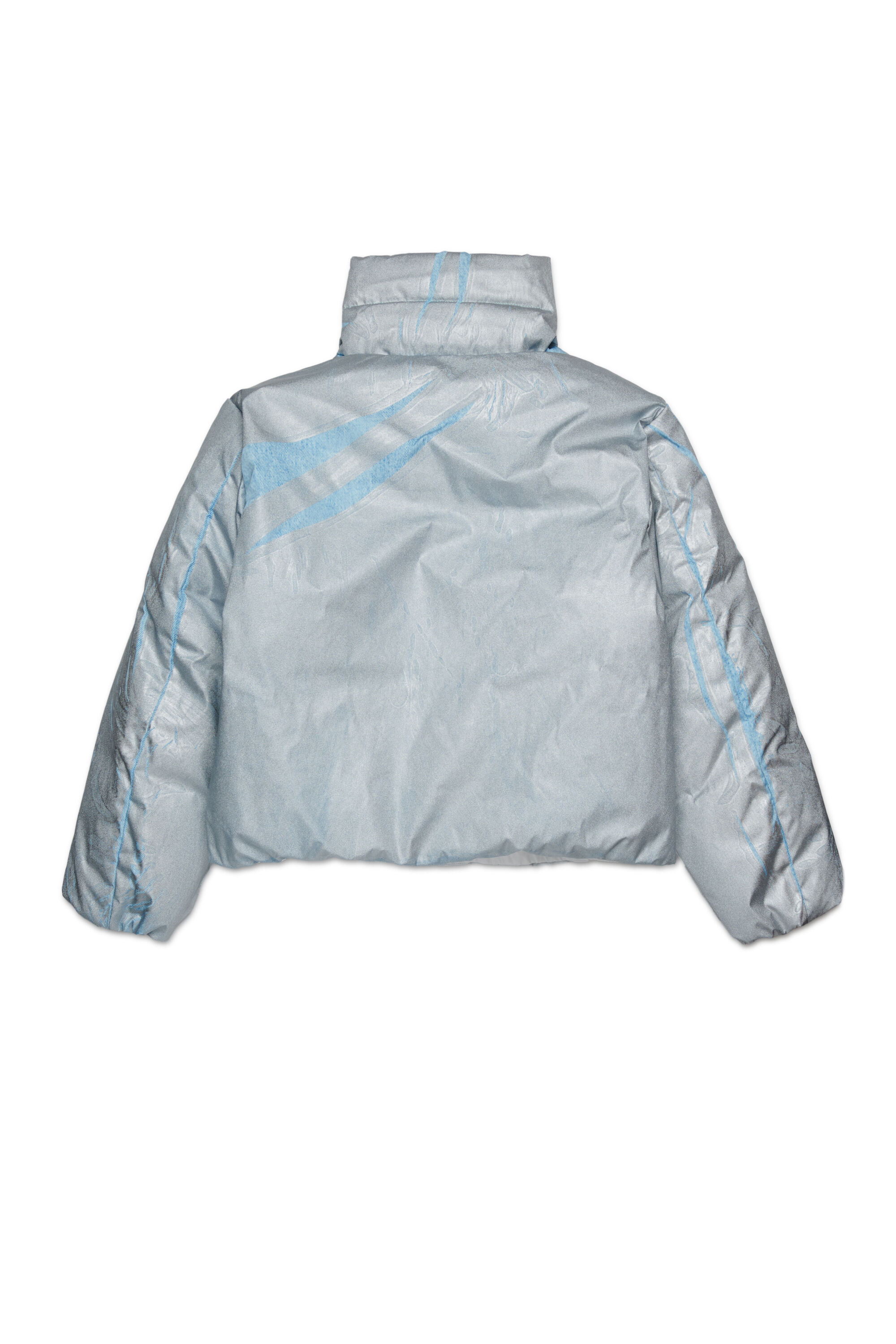 Diesel - JWHIMSY, Woman's Jacket with front zipper in Light Blue - 2