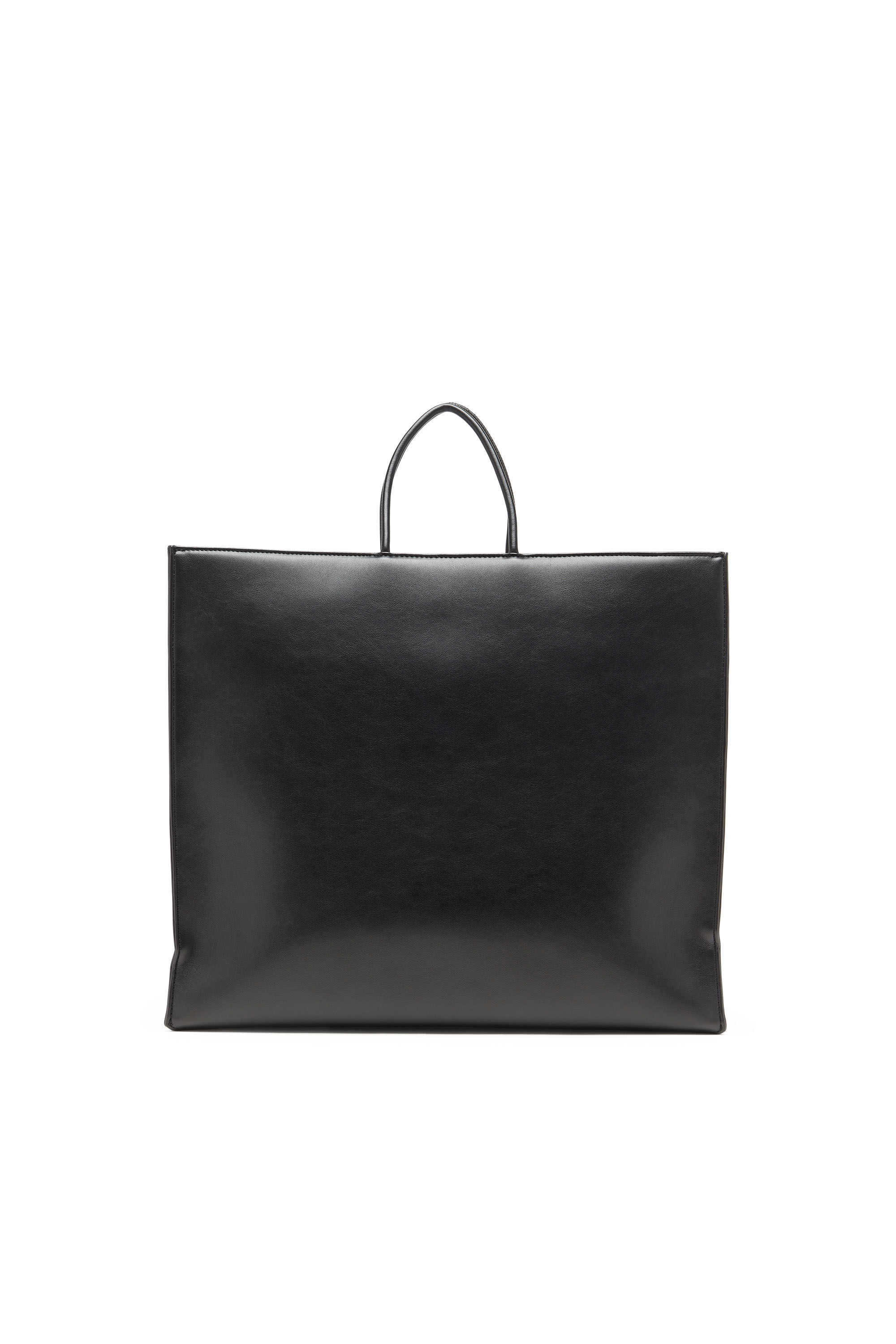 Women's Dsl 3D - Shopping bag with embossed logo | Black | Diesel