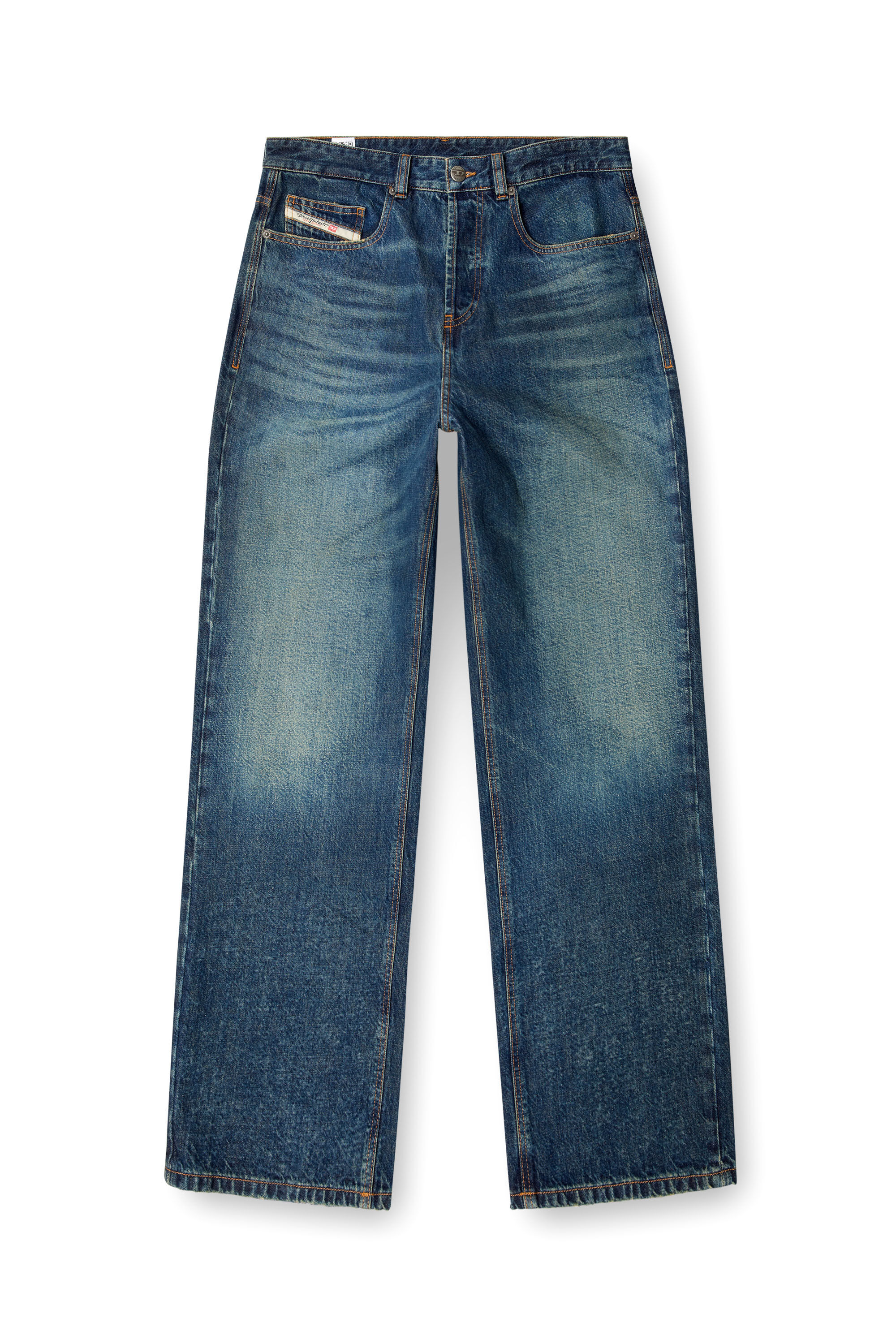 Diesel - Man's Relaxed Jeans 2001 D-Macro 0ABDJ, Medium blue - 2