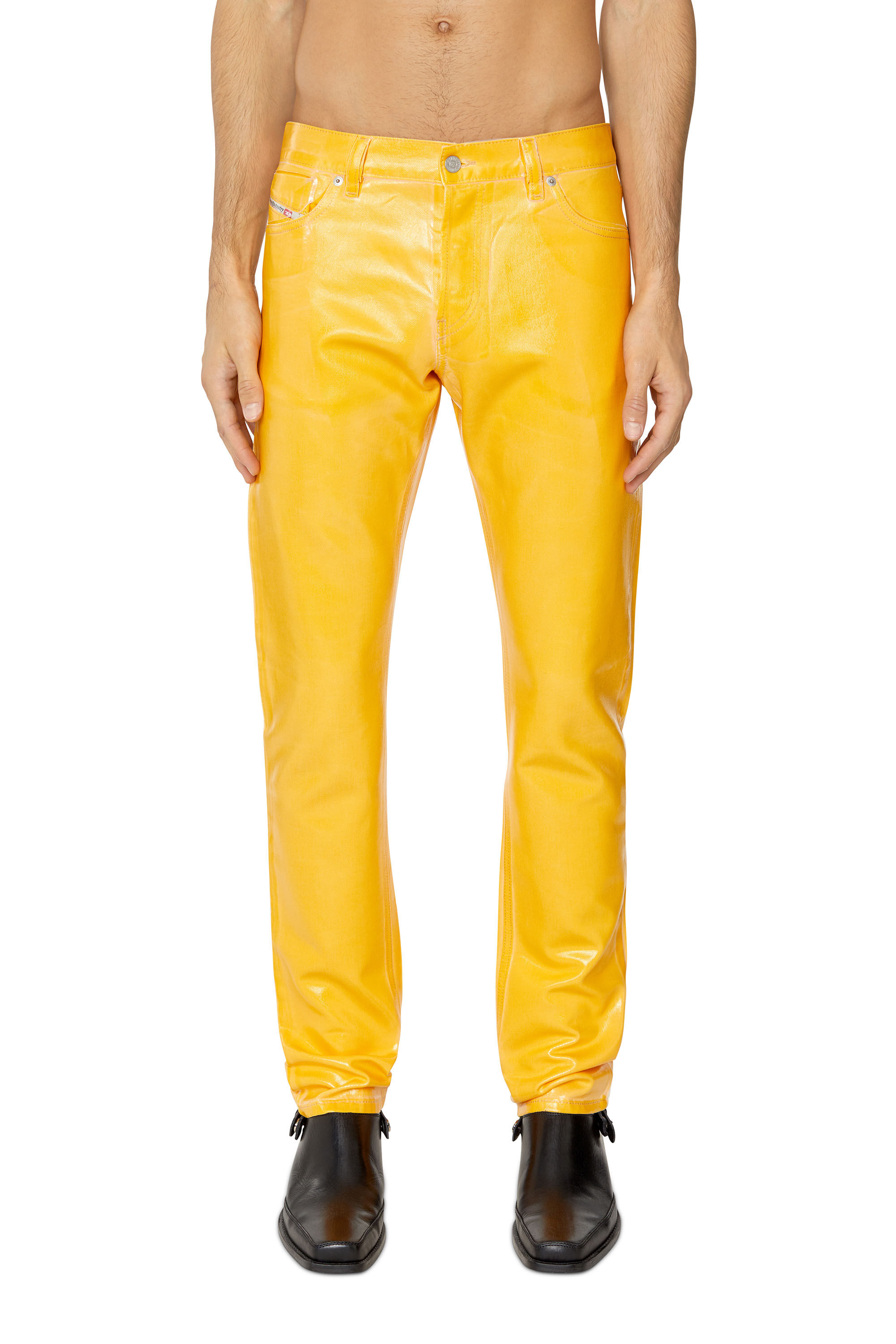Diesel - 1995 D-Sark 09E50 Straight Jeans, Yellow - Image 3