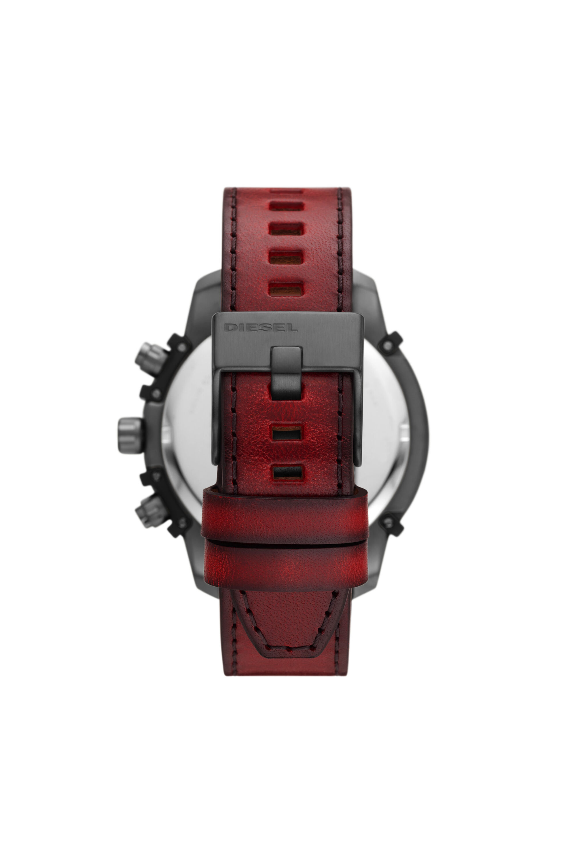 Diesel red on sale strap watch