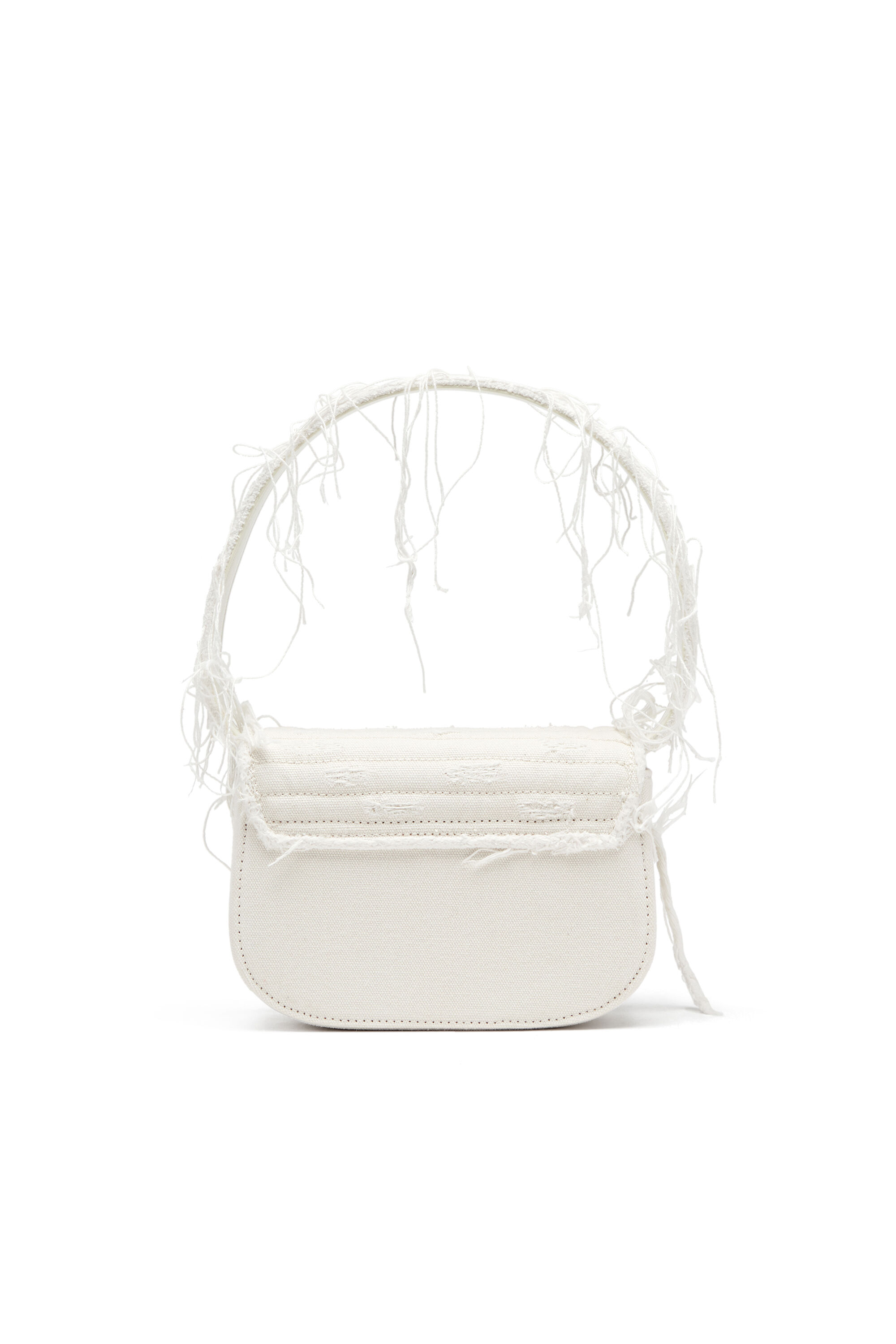 ショルダーバッグ・ポシェット DIESEL Women Shoulder Bags 25PX08396P4728 T1003 WHITE Women's 1DR M-Iconic medium shoulder bag in leather | White