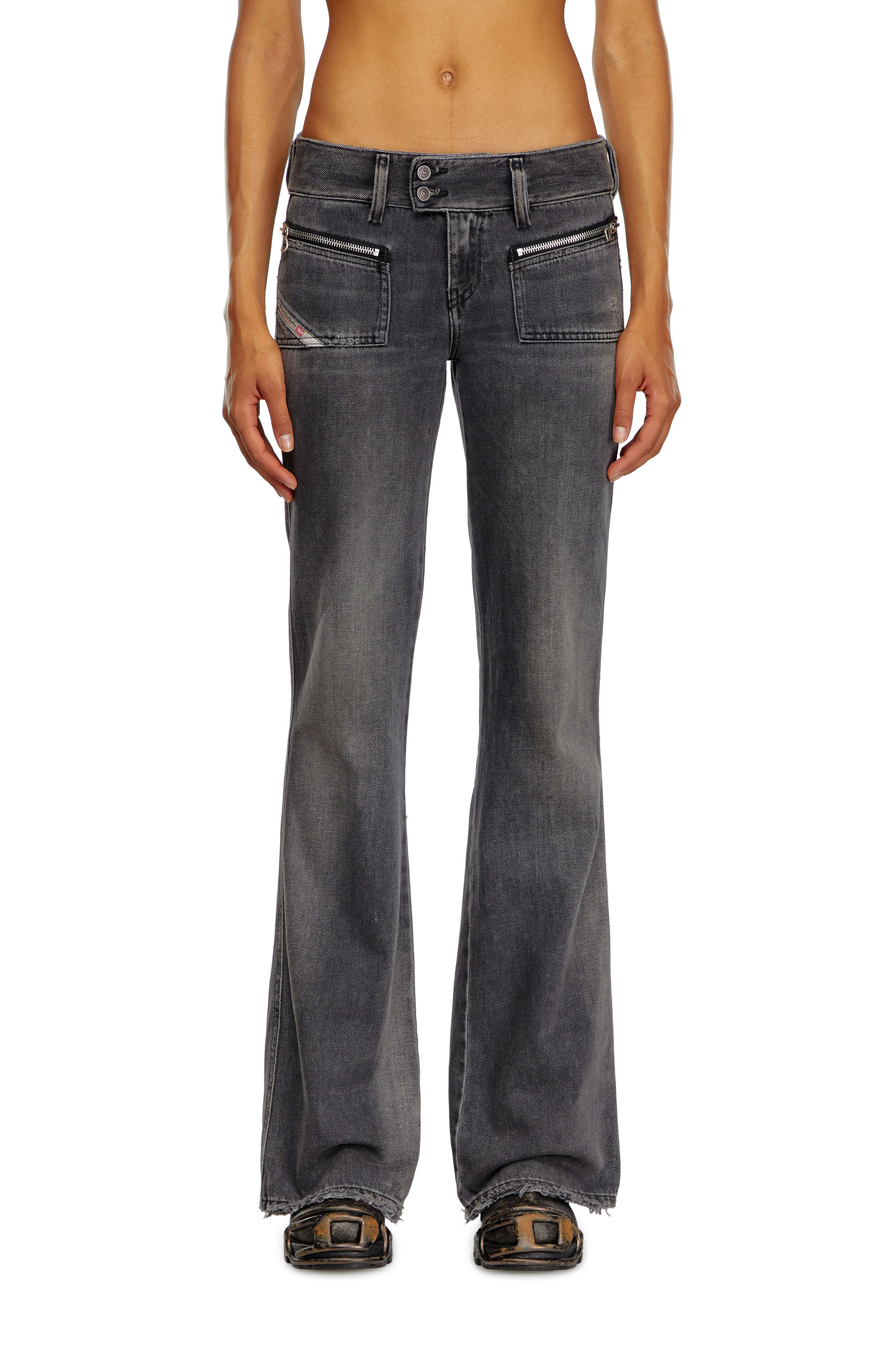 パンツ grunge remake flare denim pants damage seyto（セイト）の「Damage flare denim pants / ダメージフレア