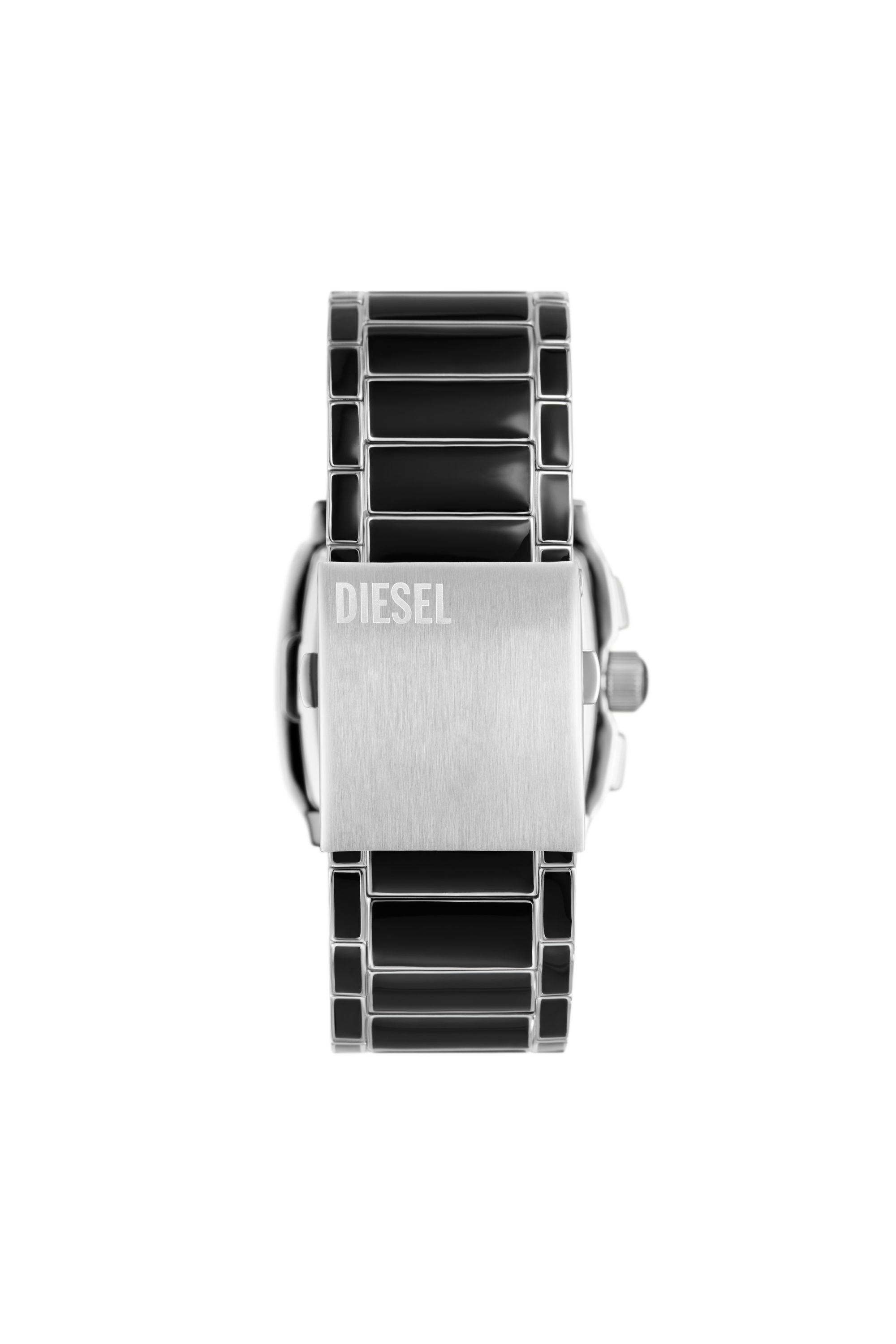 Cliffhanger Diesel black watch Men\'s enamel and stainless steel DZ4646 |