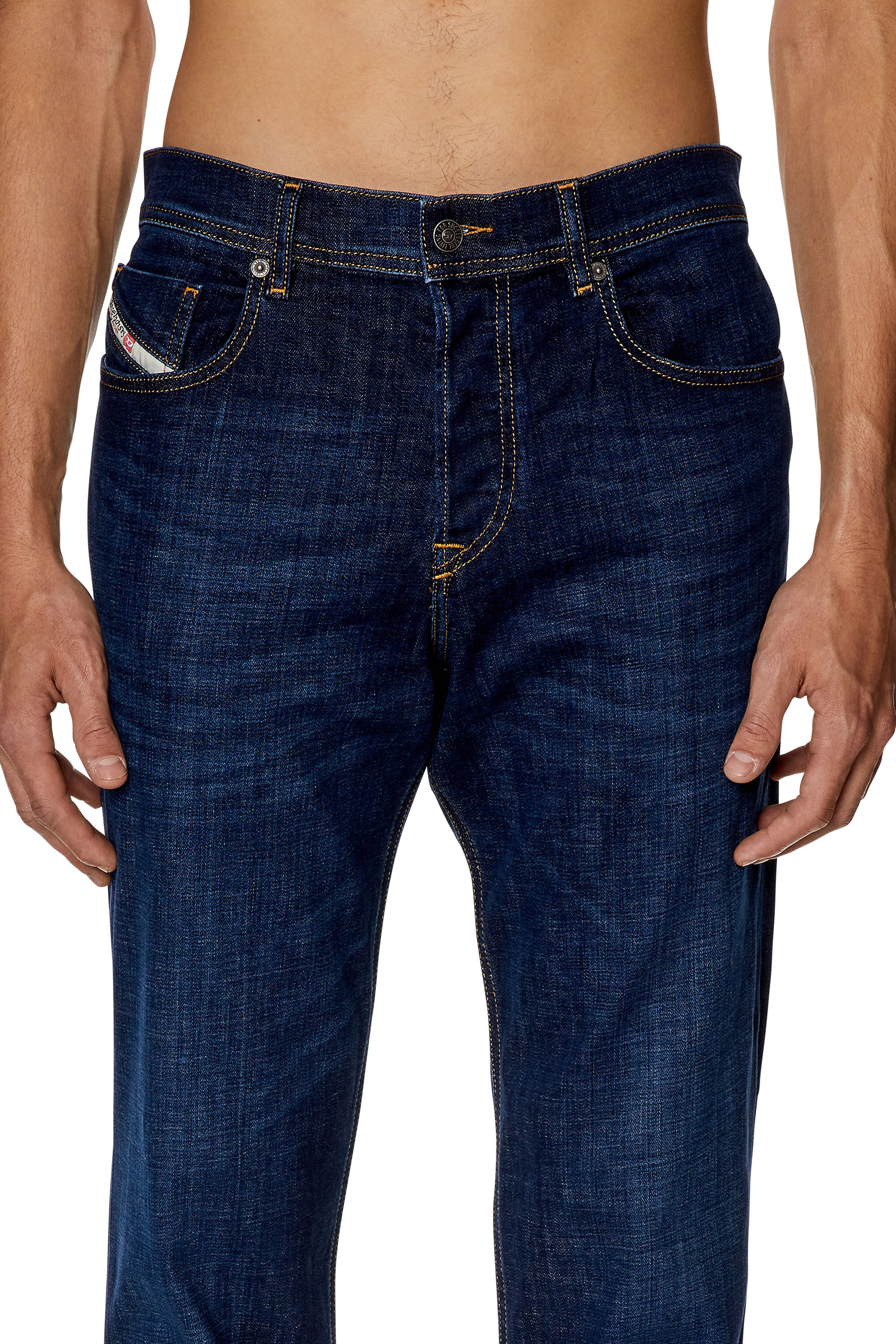 Diesel - Tapered Jeans 2023 D-Finitive 09F89, Dark Blue - Image 5
