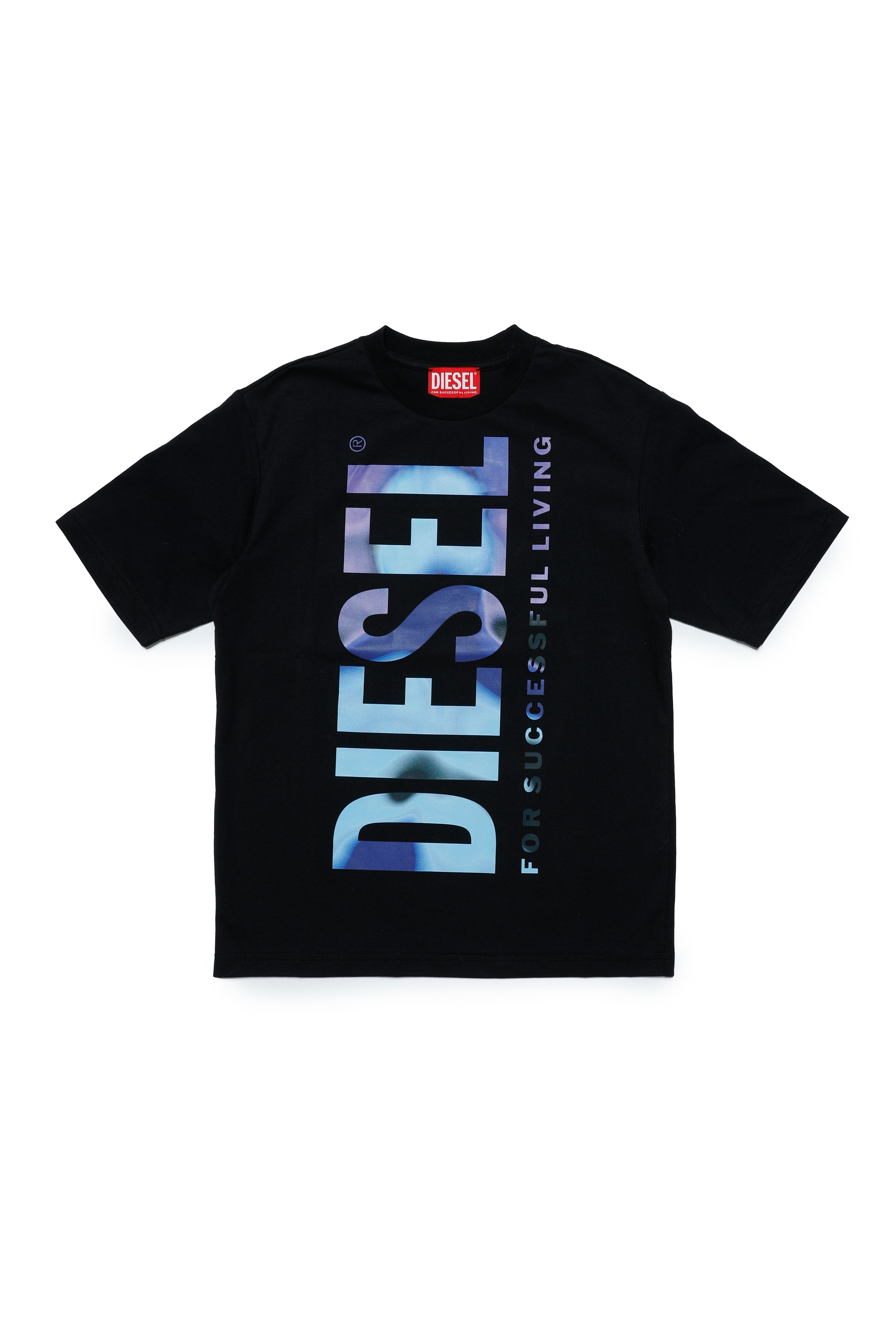 T-shirt with thermal-style logo | 4-16 YEARS Boys | Diesel