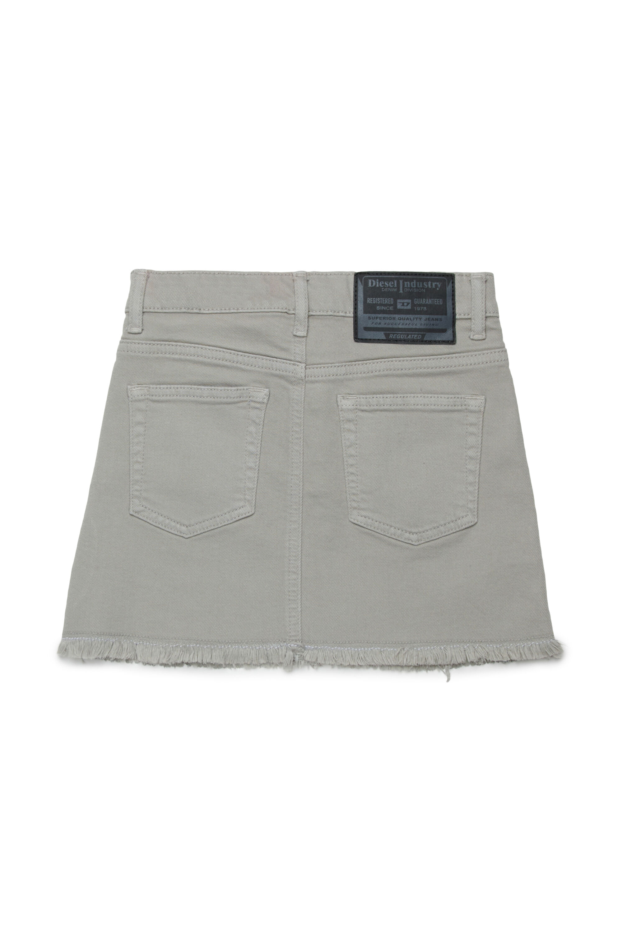 Diesel - GIANNA-SP, Woman's Denim skirt with metallic finish in Silver - 2