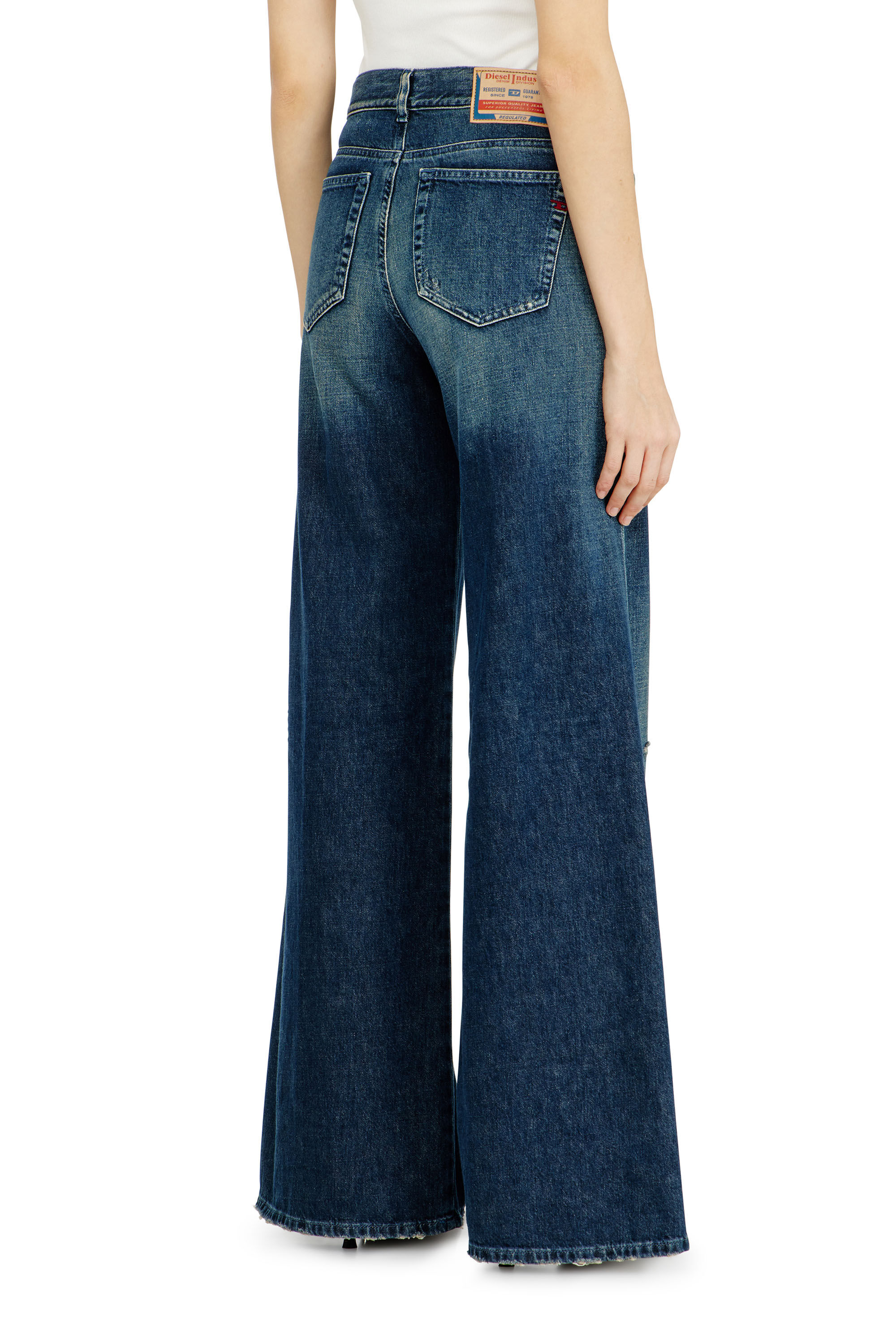 Women's Flare Jeans | Dark Blue | Diesel 1978 D-Akemi