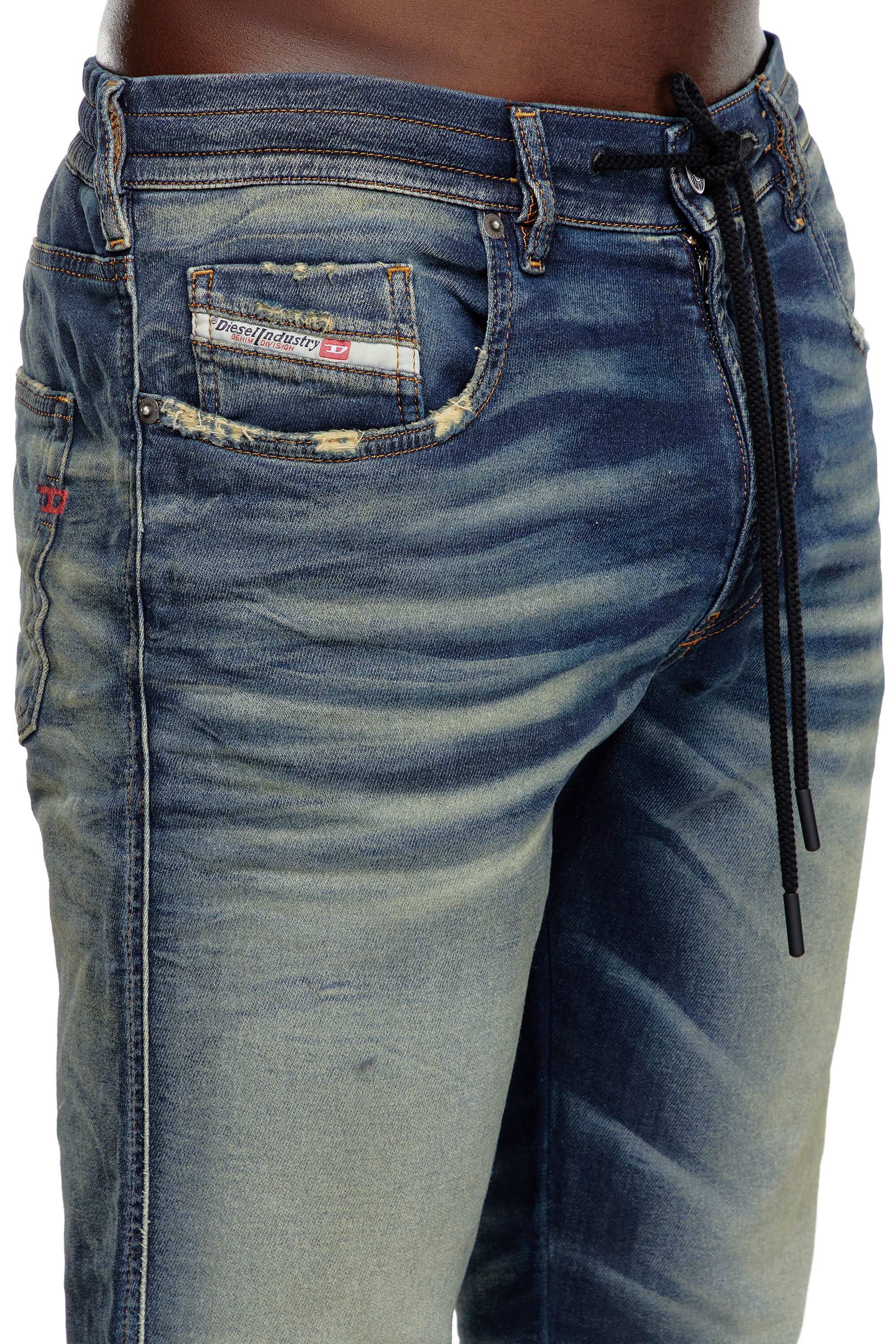 Diesel - Man Slim 2060 D-Strukt Joggjeans® 068MH, Dark Blue - Image 5