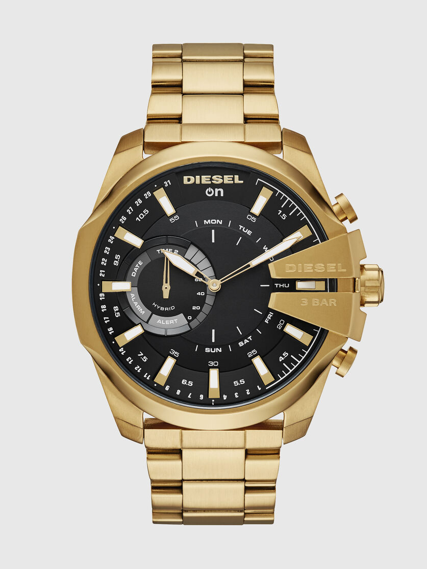 Dt1013 Mega Chief Hybrid Gold Tone Hybrid Smartwatch Man