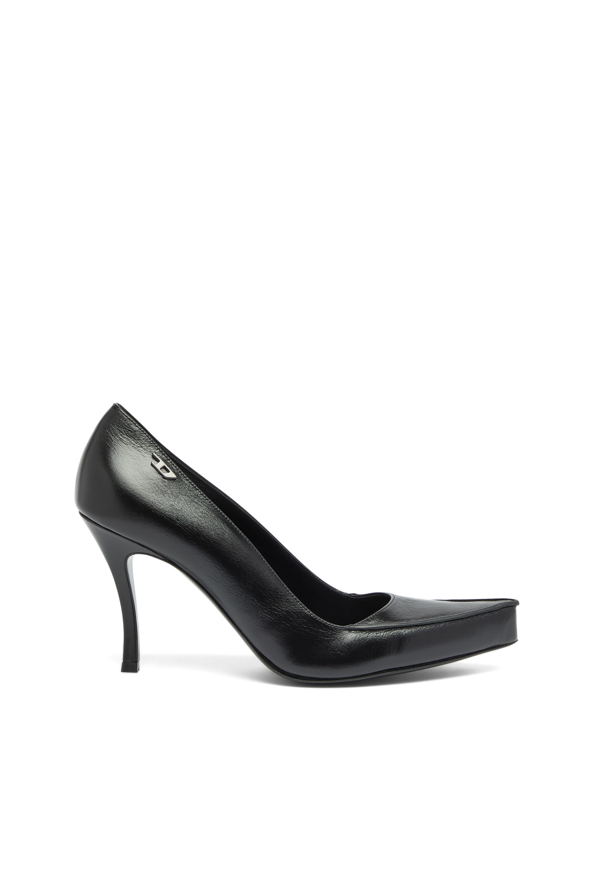 Diesel - D-LUCETTE-90-PUMP D, Woman's D-Lucette-Pumps in leather in Black - 1