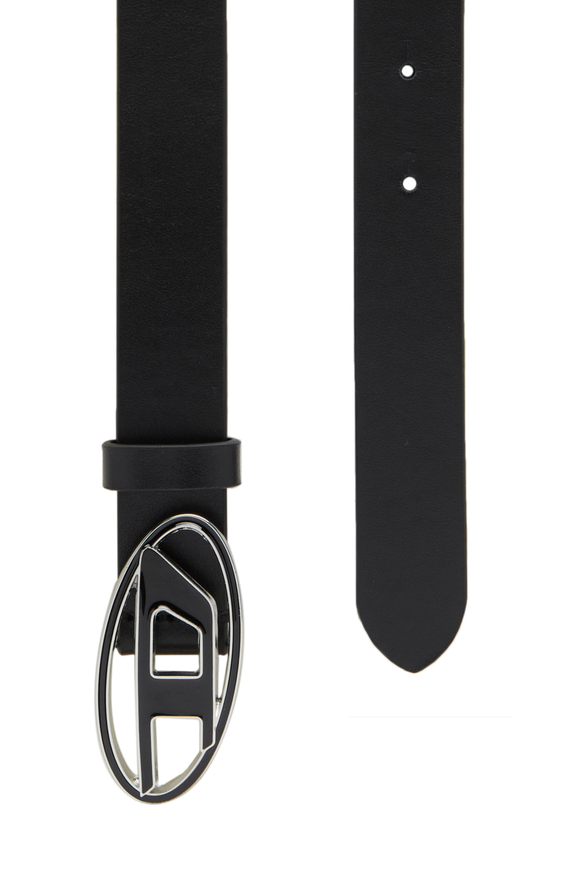 ホットセール enamelled with belt Leather Women's buckle Diesel | Black | その他