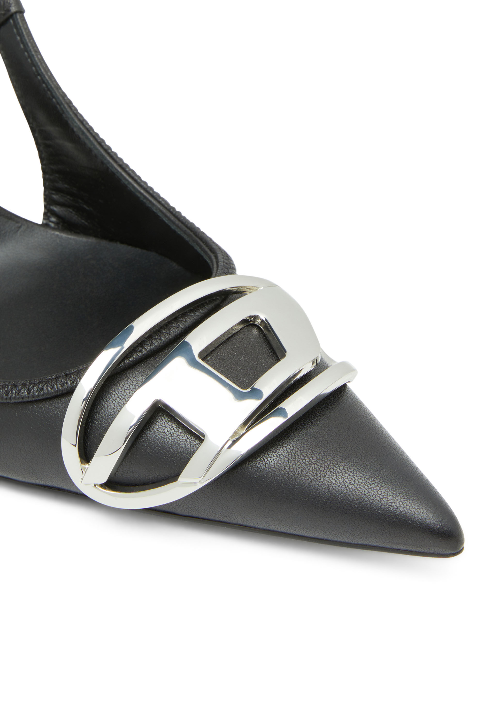 D-VENUS SB Woman: Slingback pumps in nappa leather, D logo