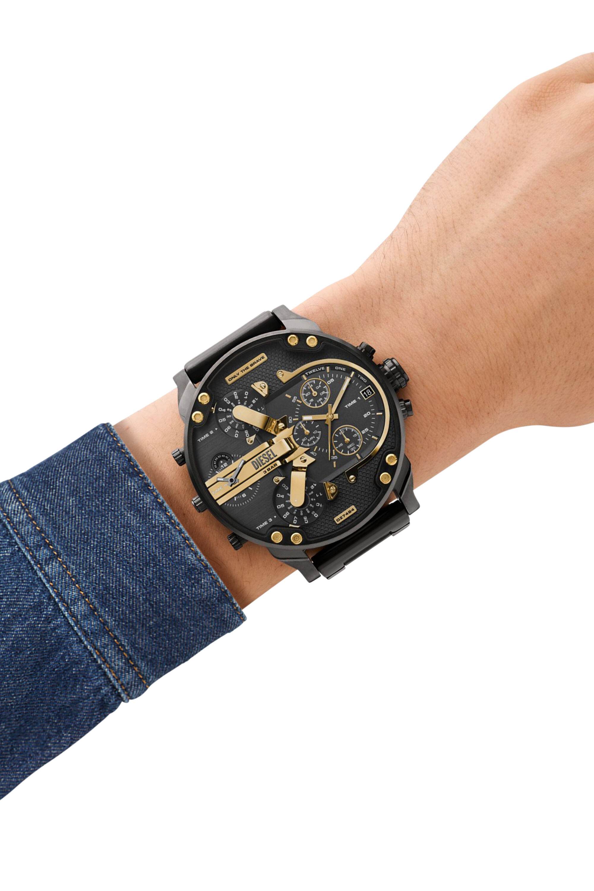 Men's Mr. Daddy Two-Tone Stainless Steel Watch | Grey | Diesel