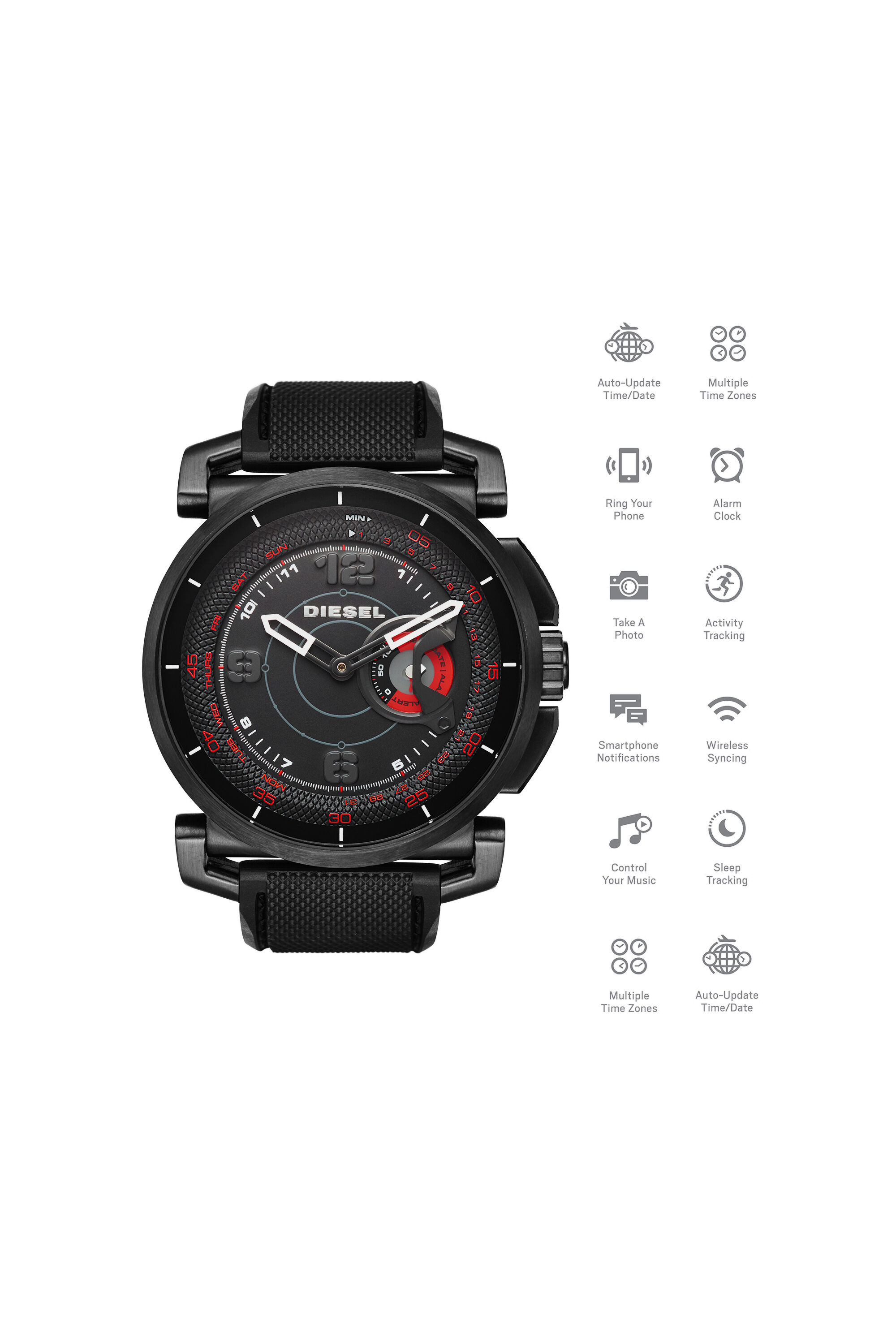 DT1006 Man Black hybrid smartwatch Diesel