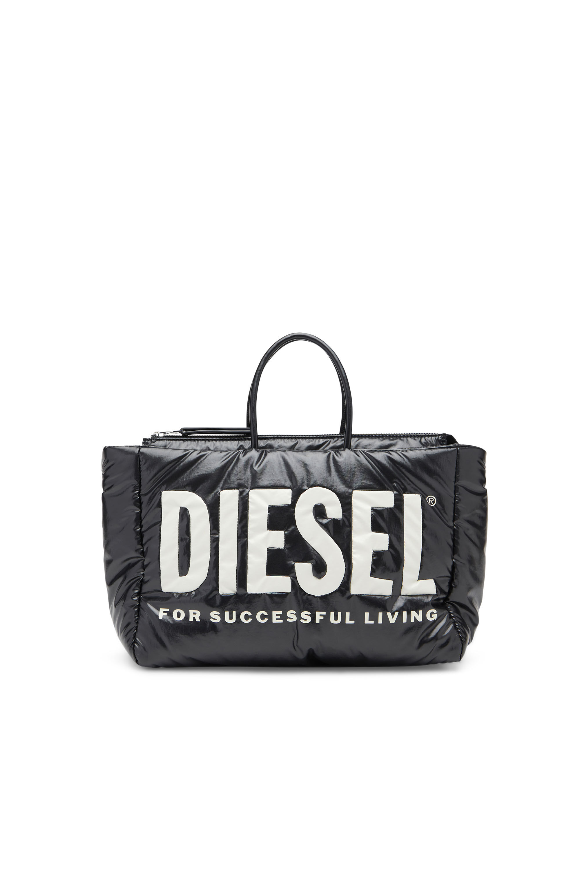Diesel - PUFF DSL TOTE M X, Black - Image 2