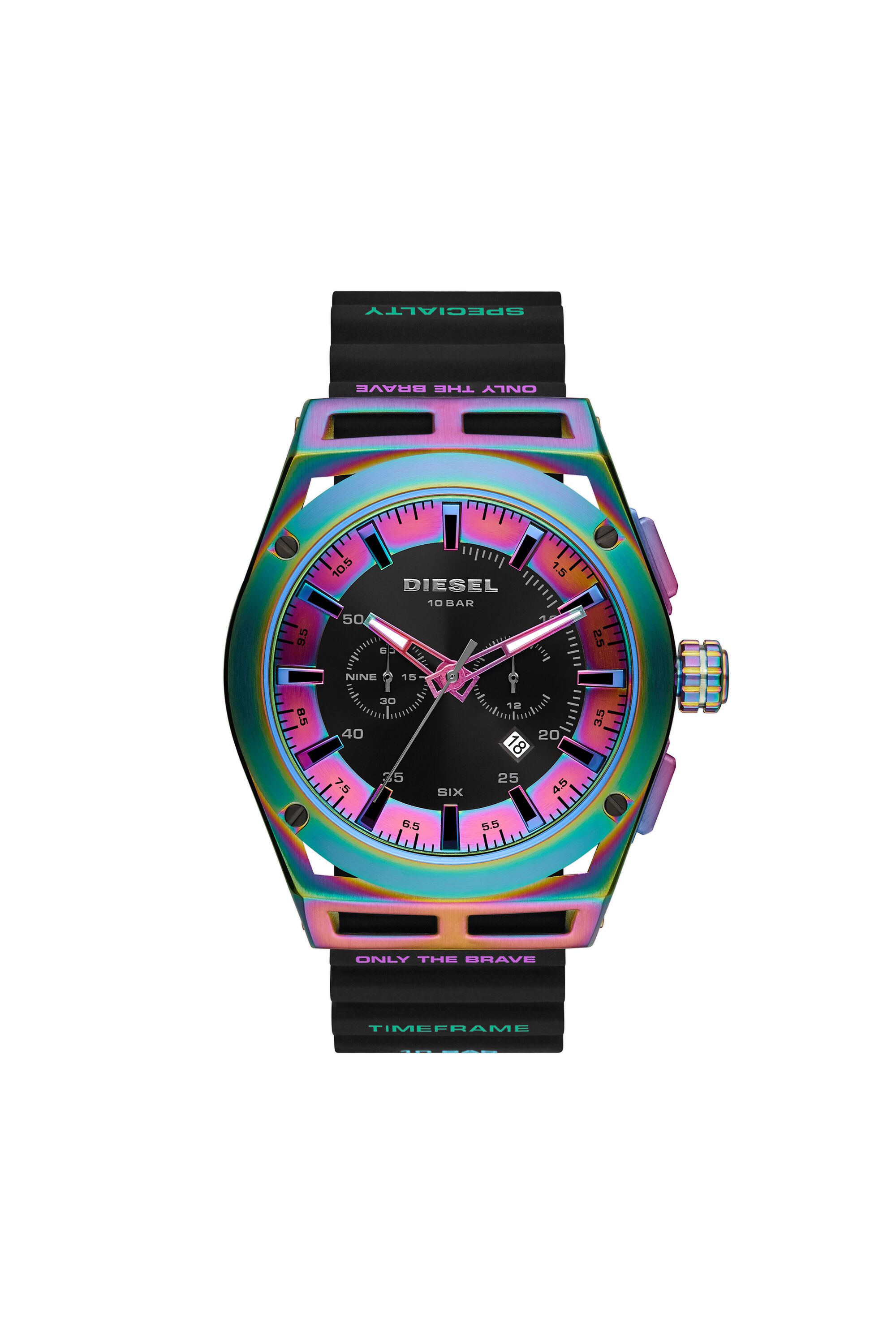 DZ4547 Man: Timeframe chronograph black silicone watch | Diesel DZ4547 Man: Timeframe chronograph black silicone watch | Diesel
