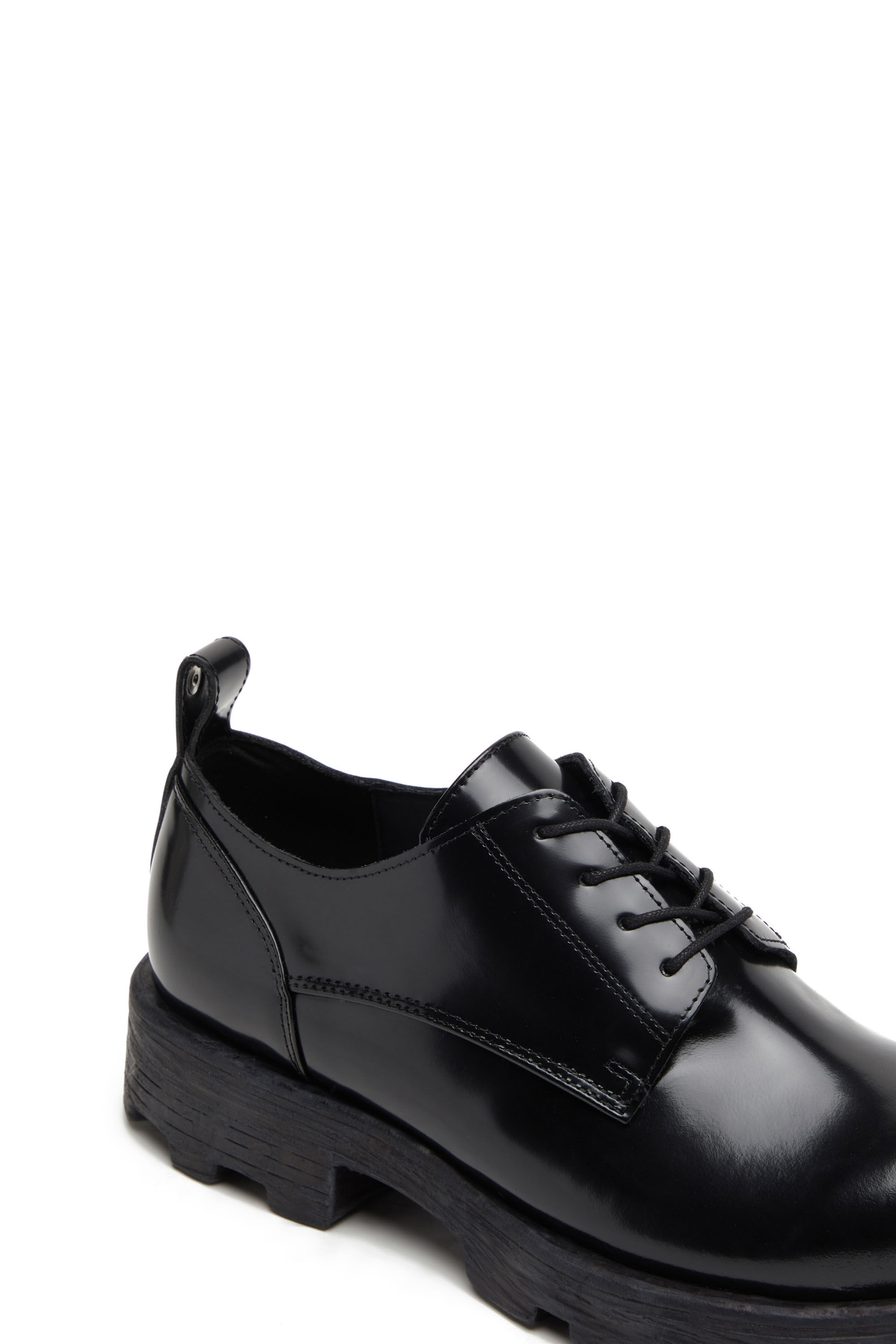 D-HAMMER SH Man: Lace-up shoes in shiny leather | Diesel